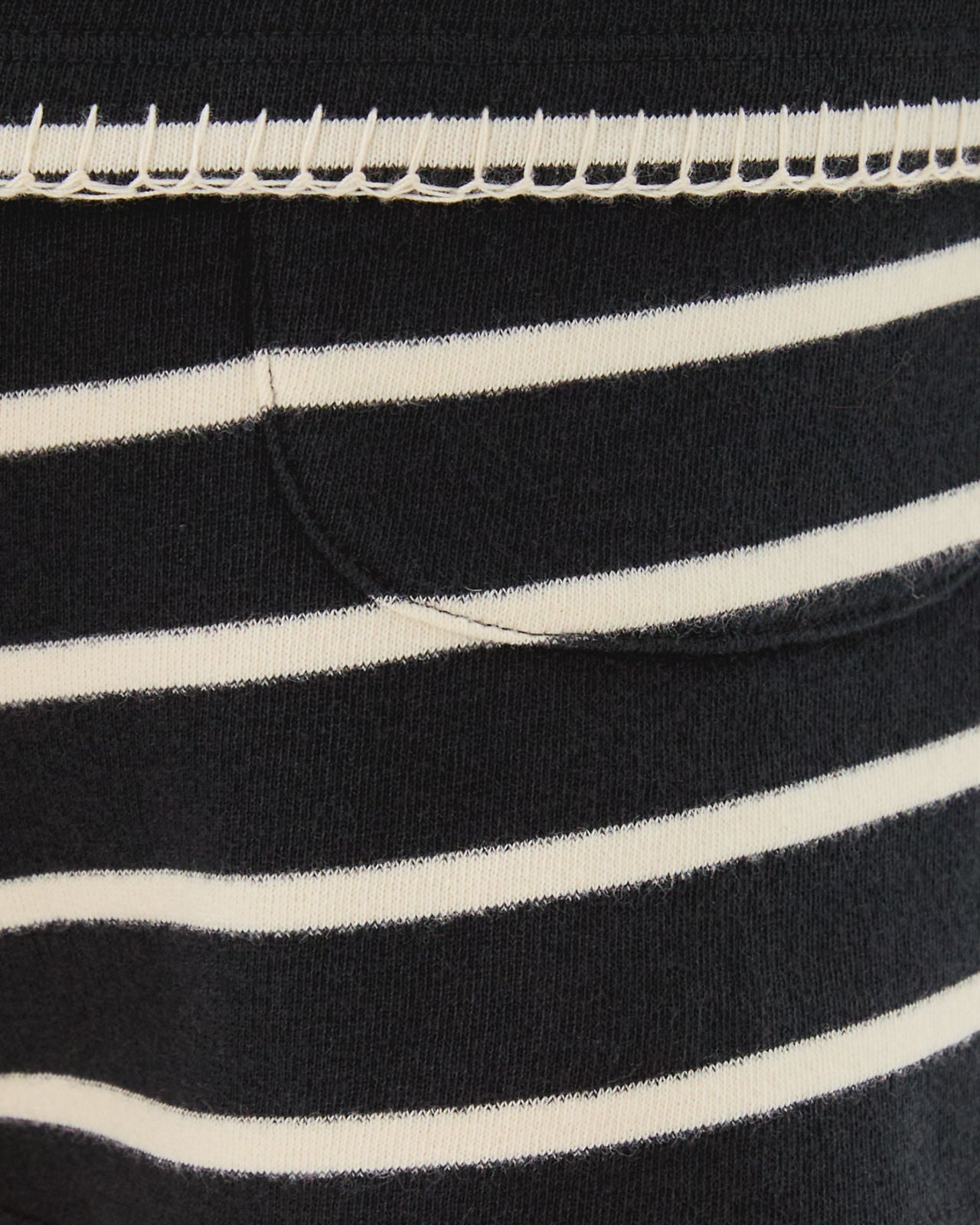 Aubra Short In Noir Legacy Stripe