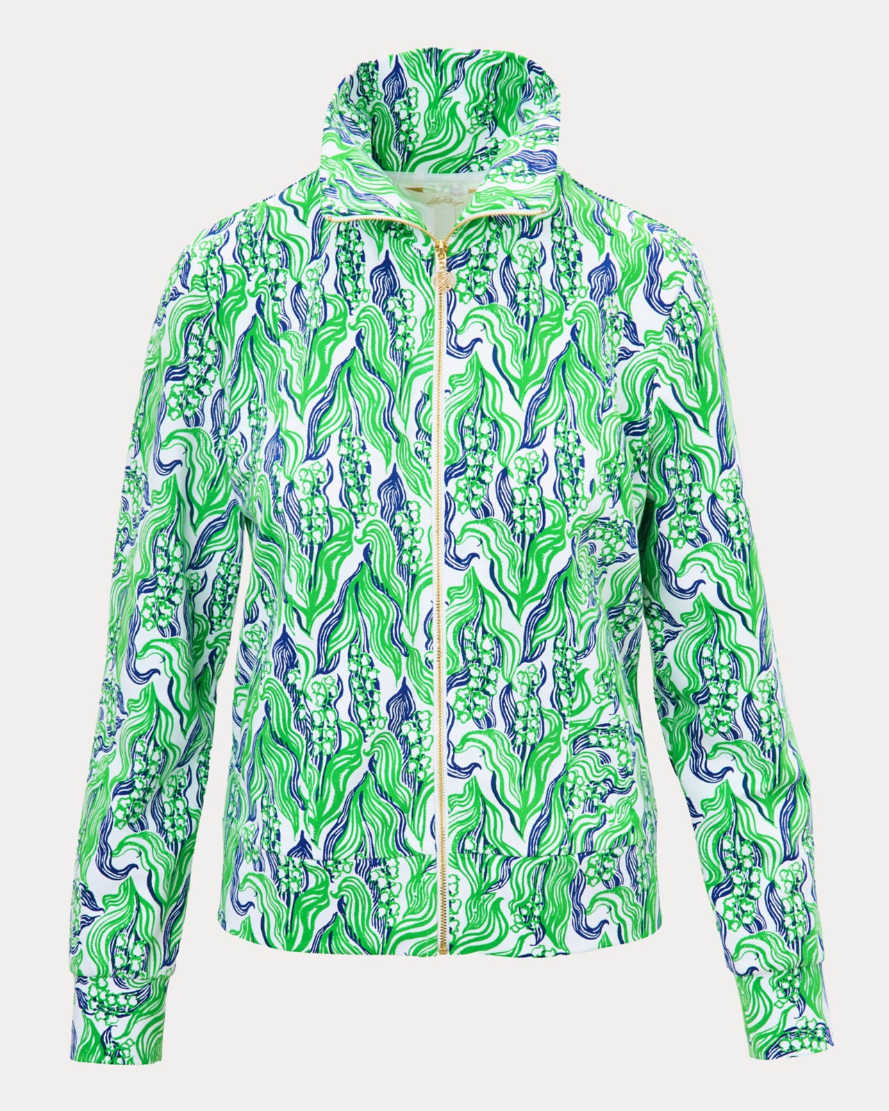 Eleni Zip-up UPF 50+ In Putting Green Lilly Of The Valley