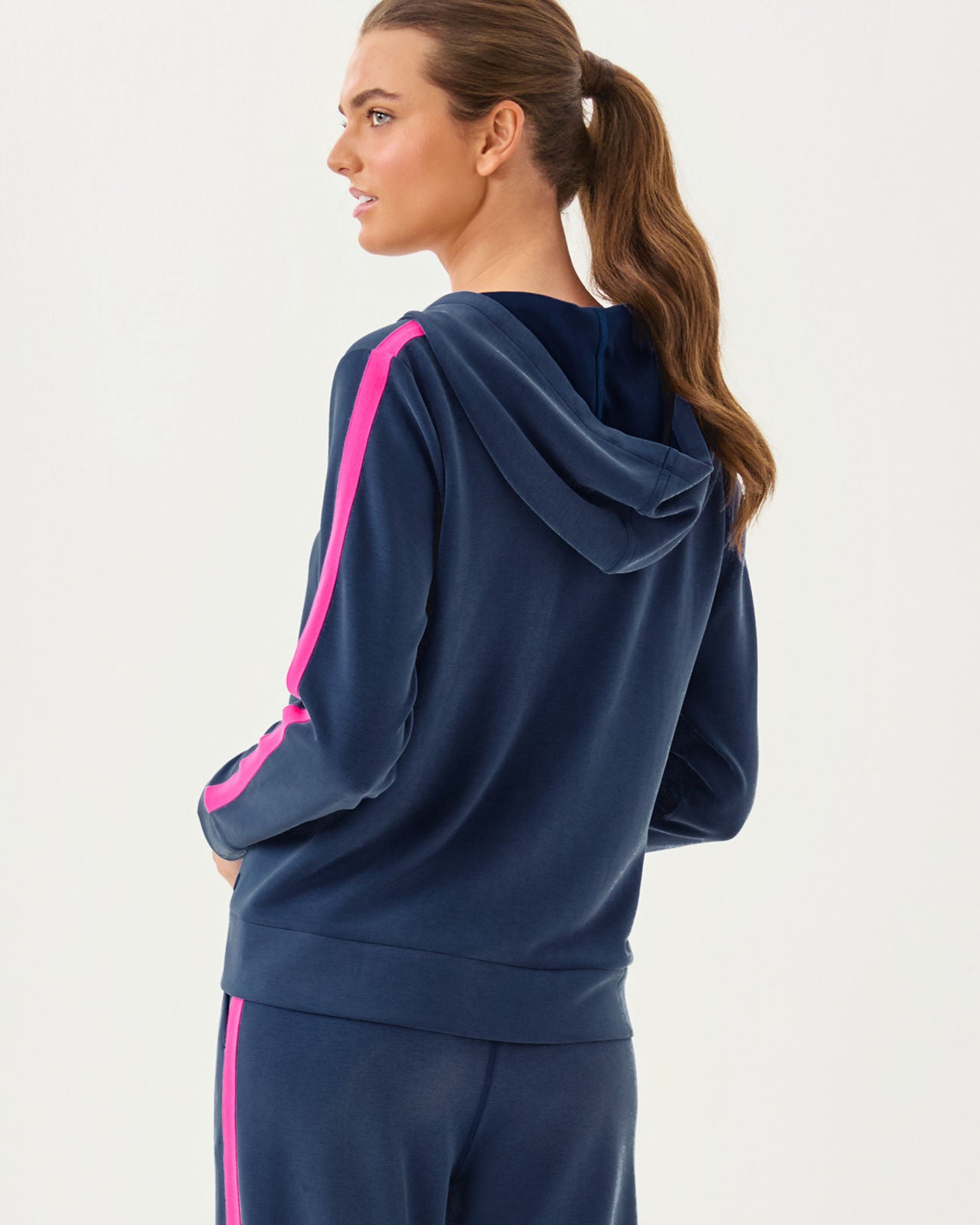Fenella Zip-Up Hoodie UPF 50+ In Low Tide Navy