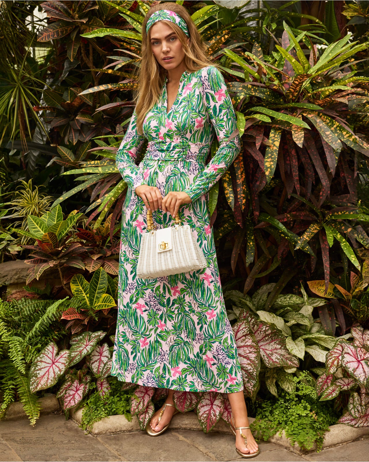 Solene Midi Dress In Conch Shell Pink Roaring With Joy