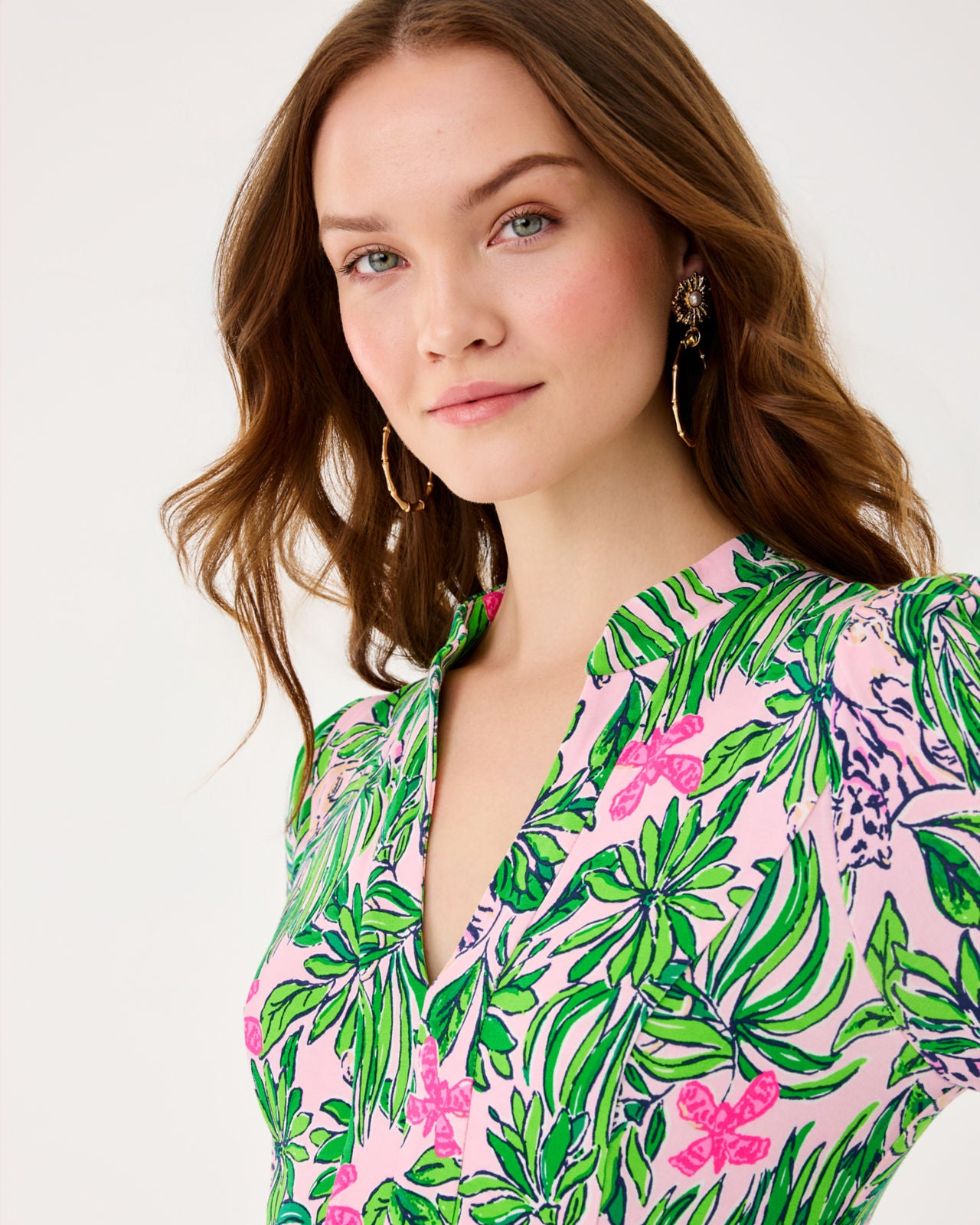 Solene Midi Dress In Conch Shell Pink Roaring With Joy