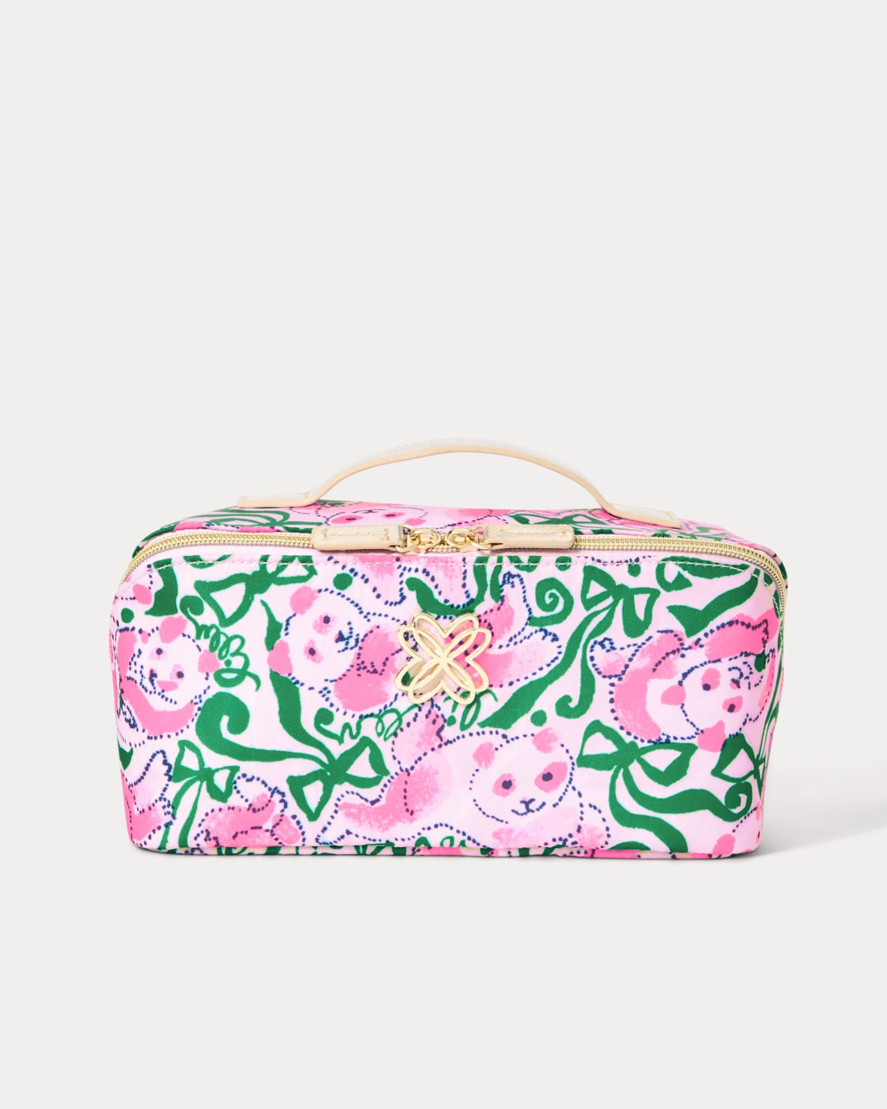 Josee Pouch In Pink Quartz Panda N Bows