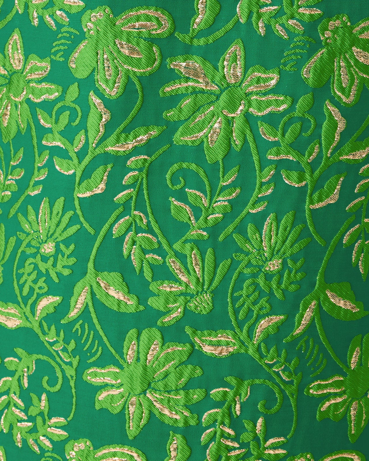 Jarren Dress In Bamboo Green Sunseeker Jacquard