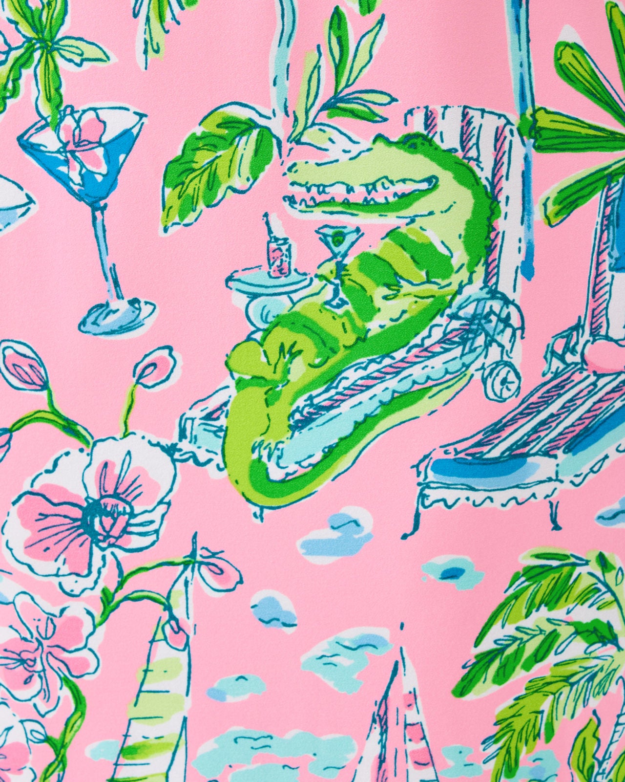 Ocleppo Maxi Caftan In Conch Shell Pink Oversized Sunny Dee