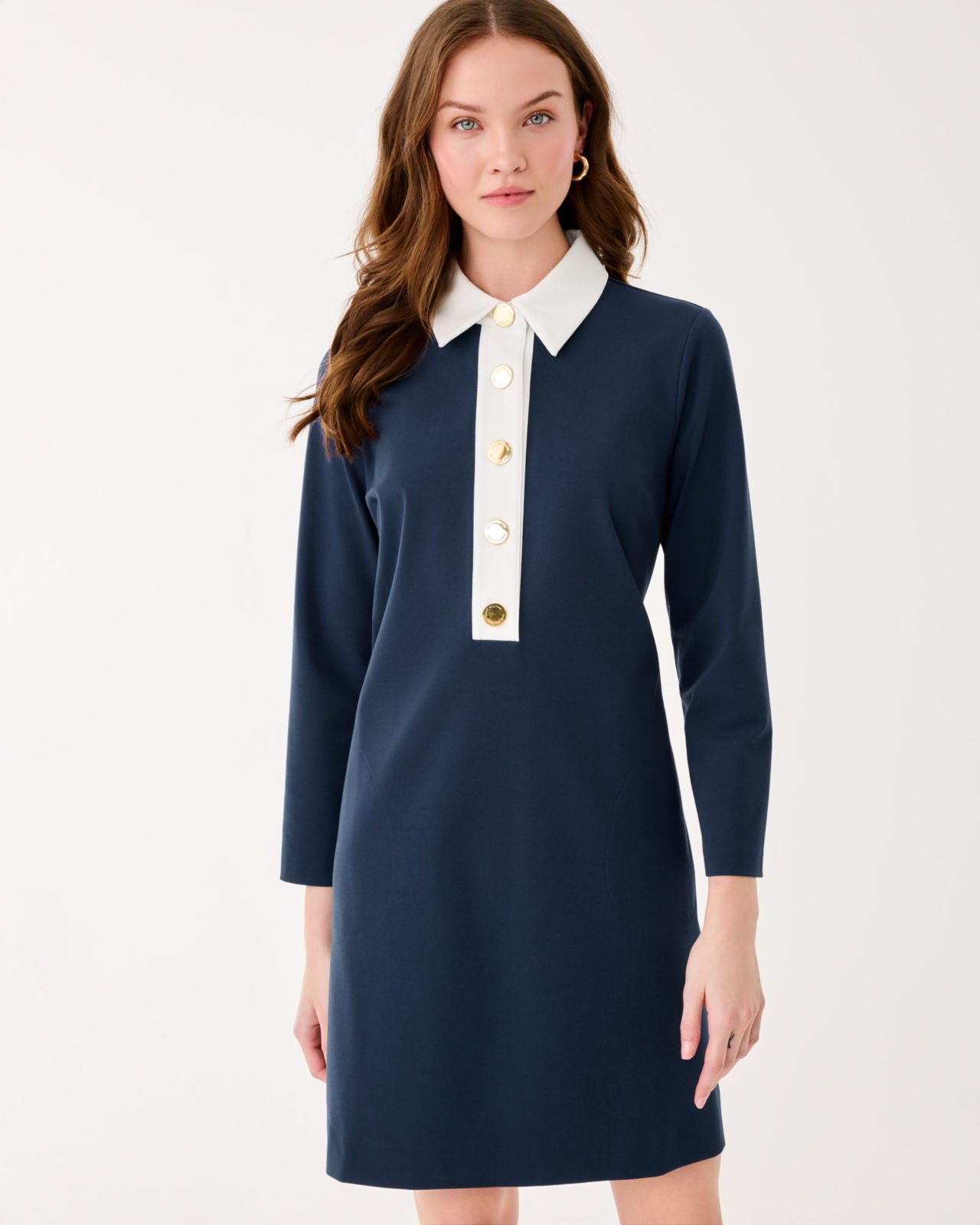 Gabi Dress In Low Tide Navy