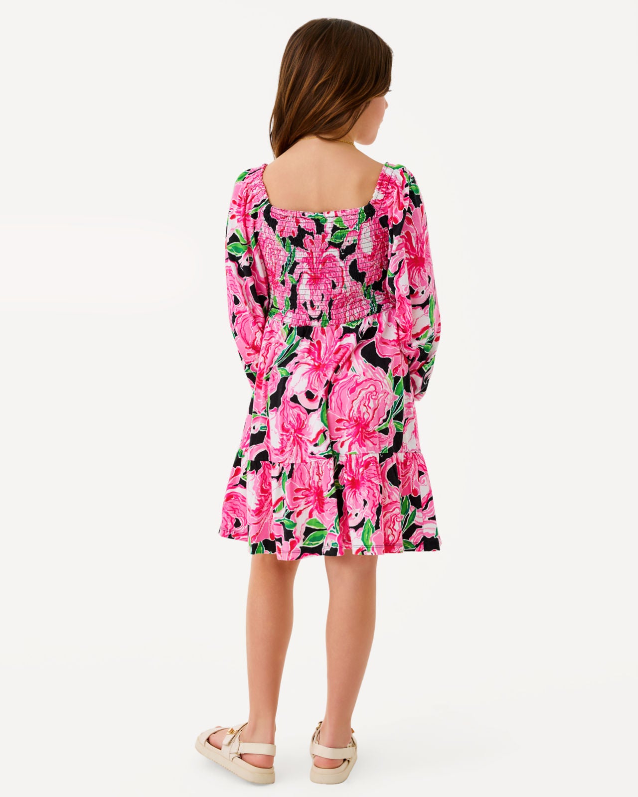 Mini Jilly Long Sleeved Dress In Onyx Party All The Time