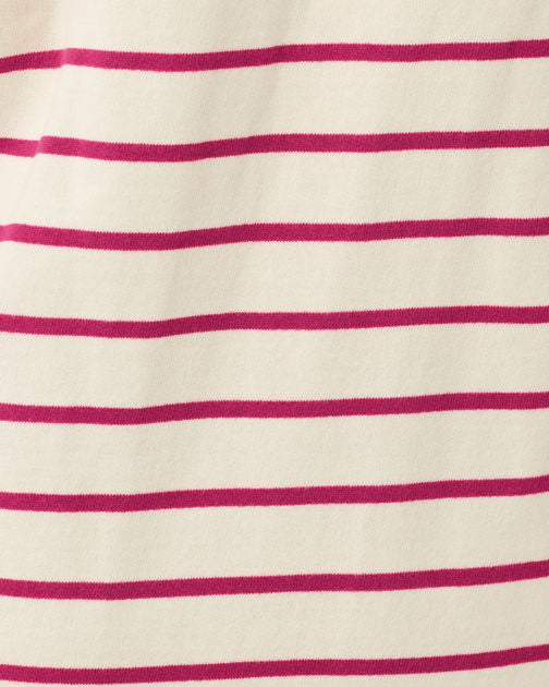 Corvaya Dress In Berry Legacy Stripe