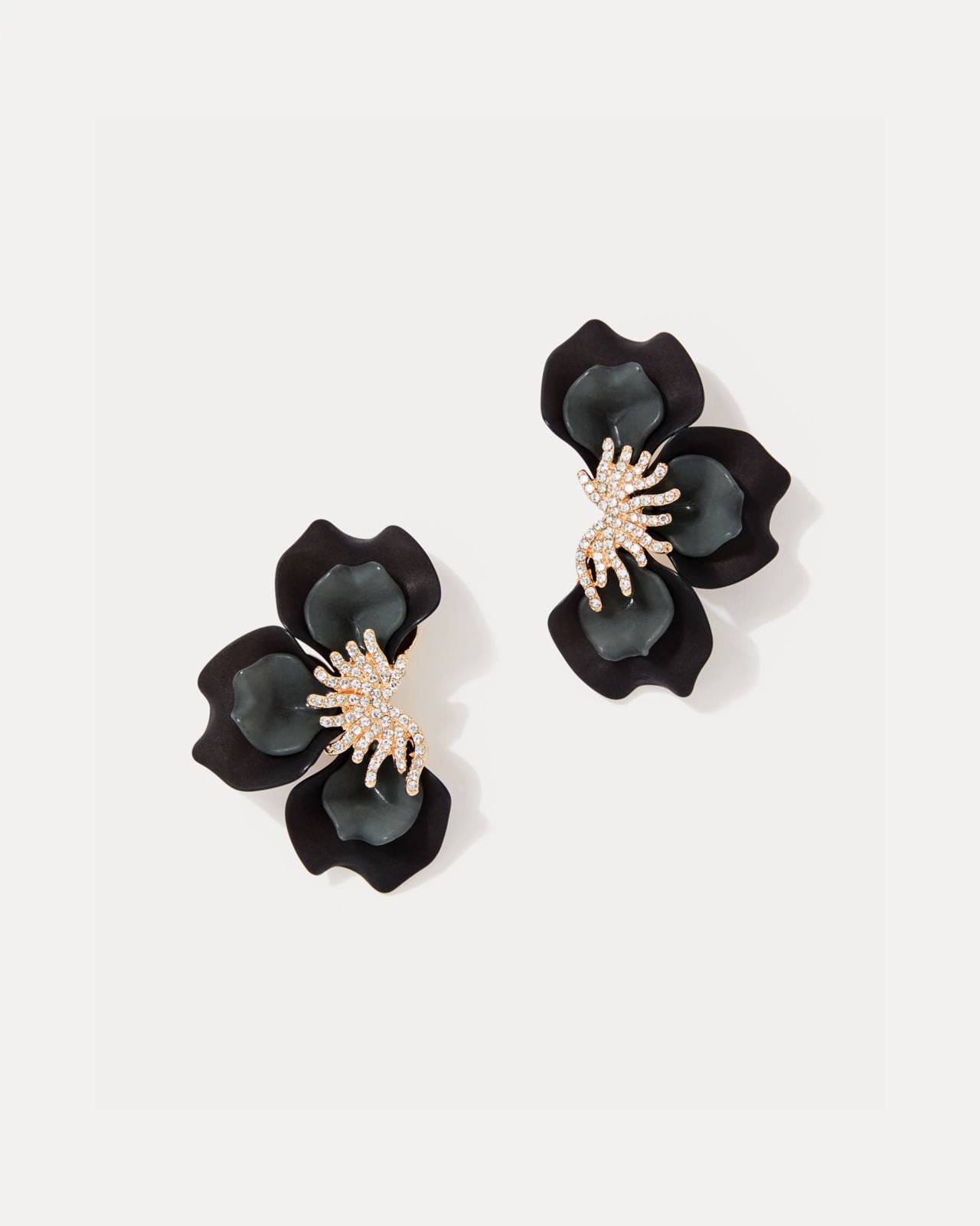 Dahlialicious Earrings In Noir