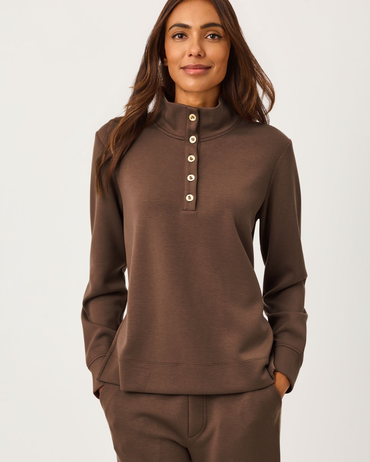 Cowie UPF 50+ Pullover In Coco Beach