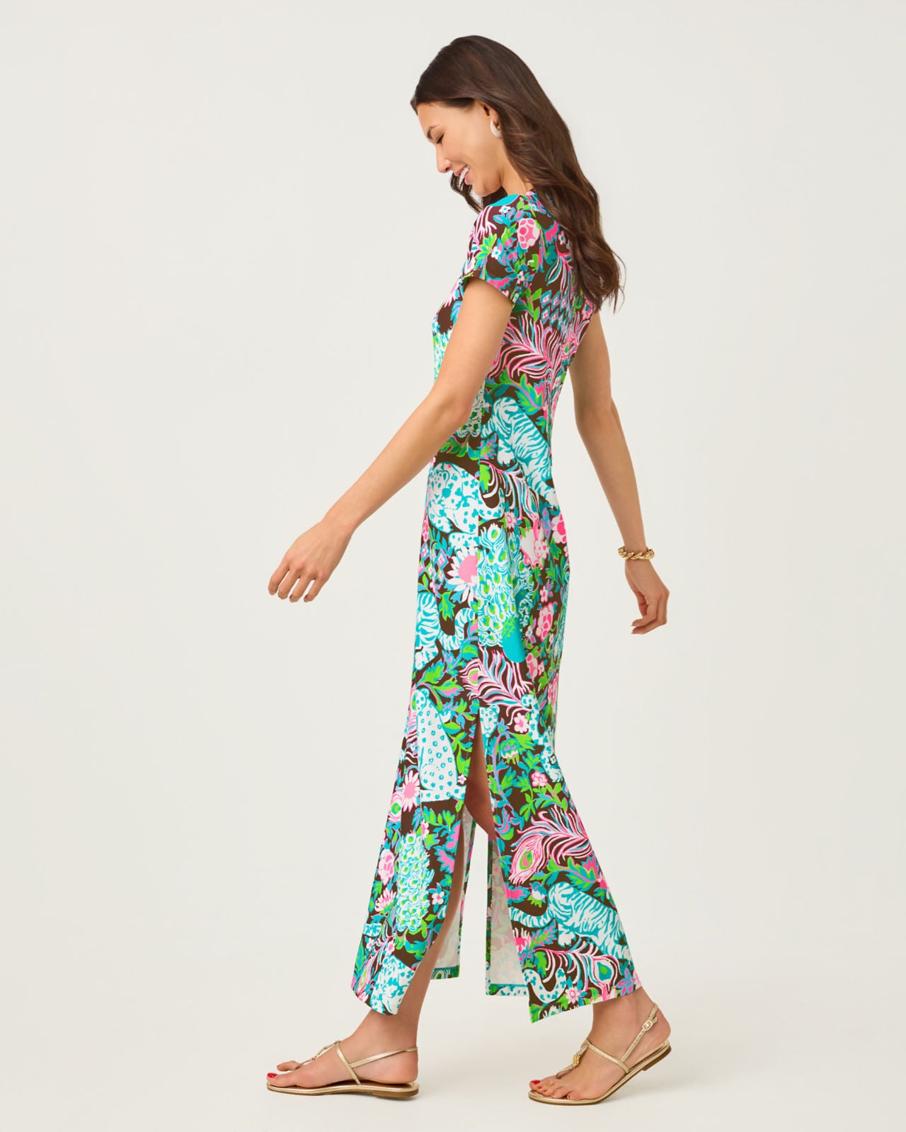 Kaden UPF 50+ Maxi In Multi Oversized Royal Zoo