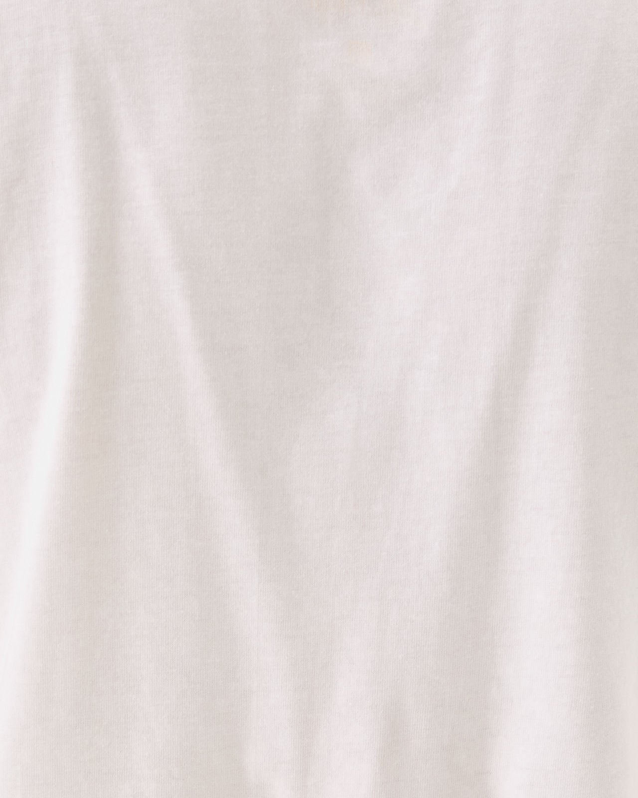 Clairmont Crochet Trimmed Tee In Resort White