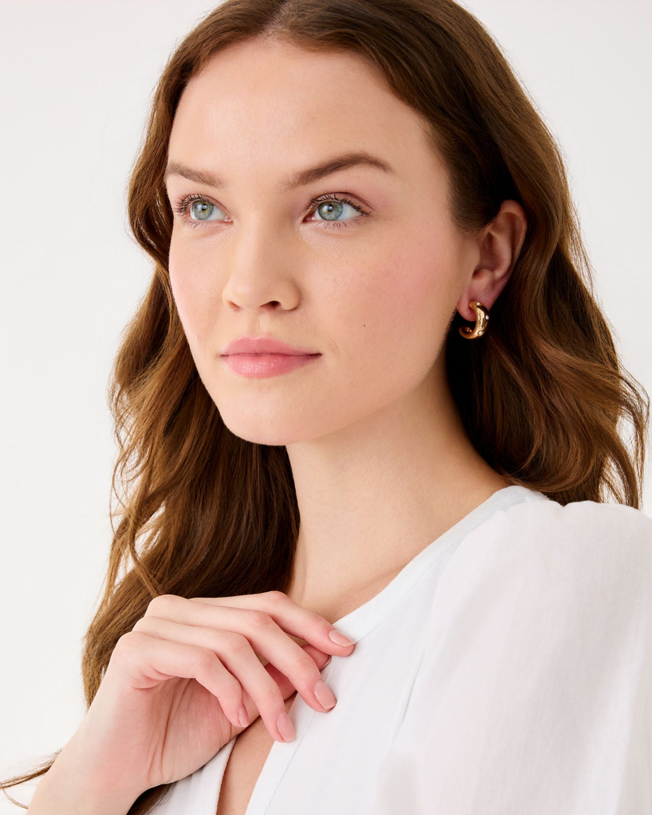 Spicy Socialite Earring Set In Gold Metallic