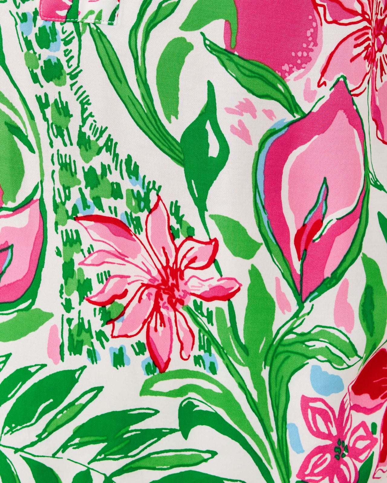 Japhia Long Sleeve Top In Multi Glowing Gardens