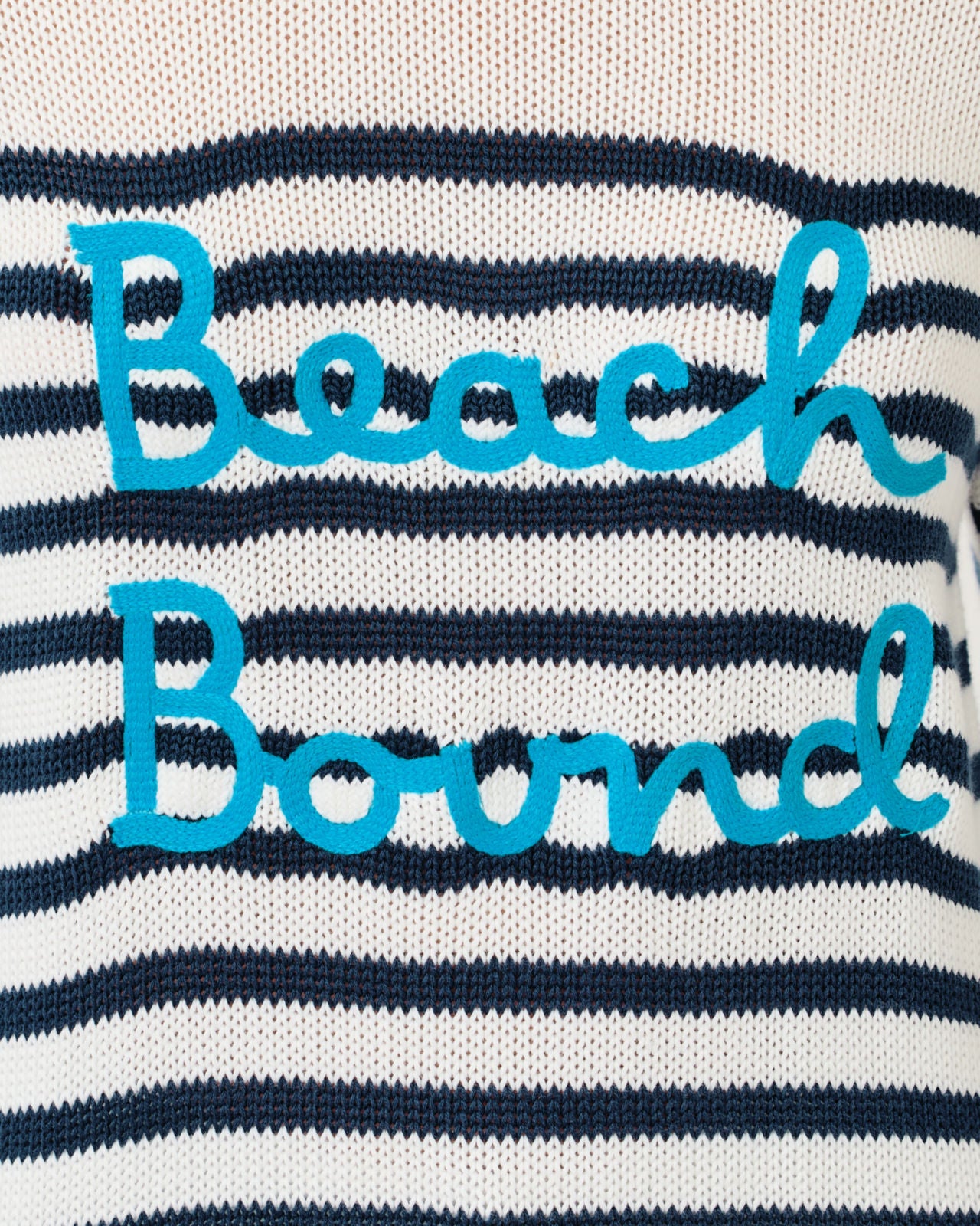 Kelsa Sweater In Coconut Beach Bound Embroidery