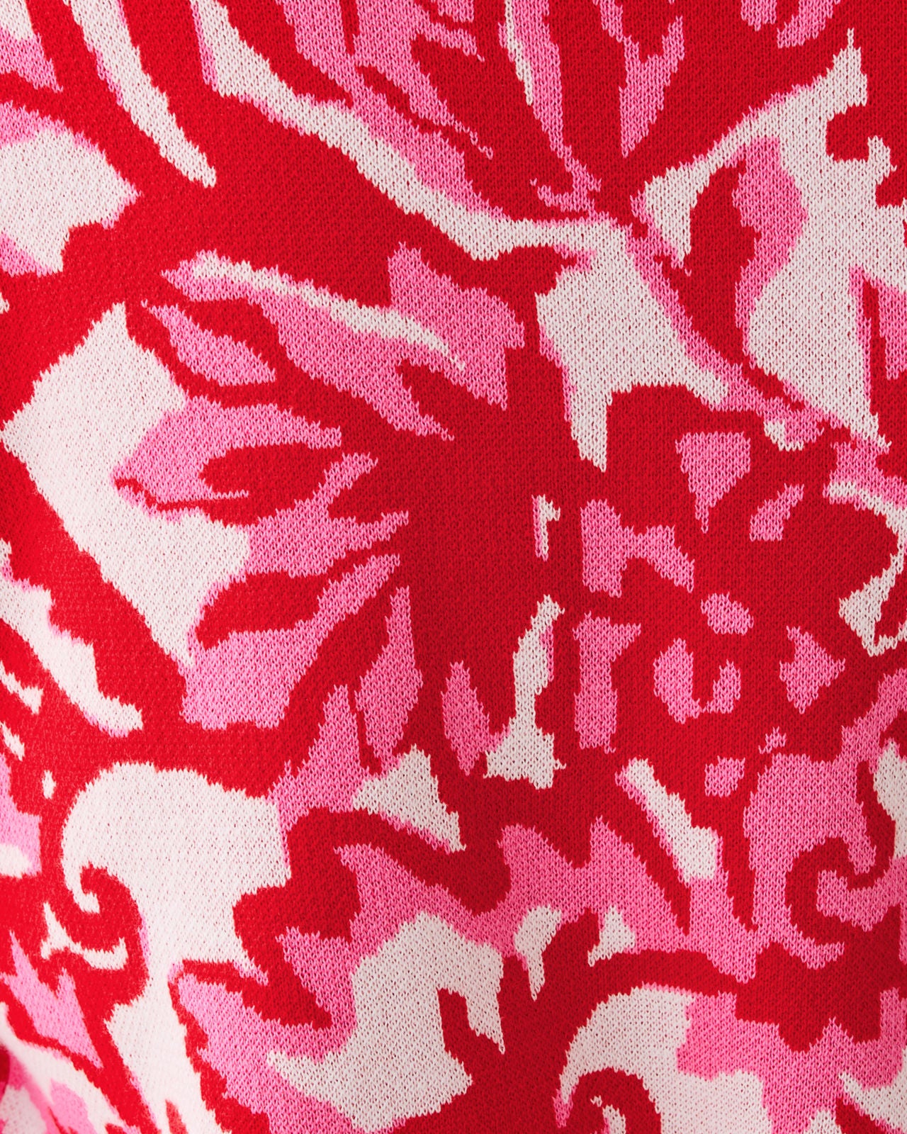 Veronita Sweater In Coconut Spicy Socialite Jacquard