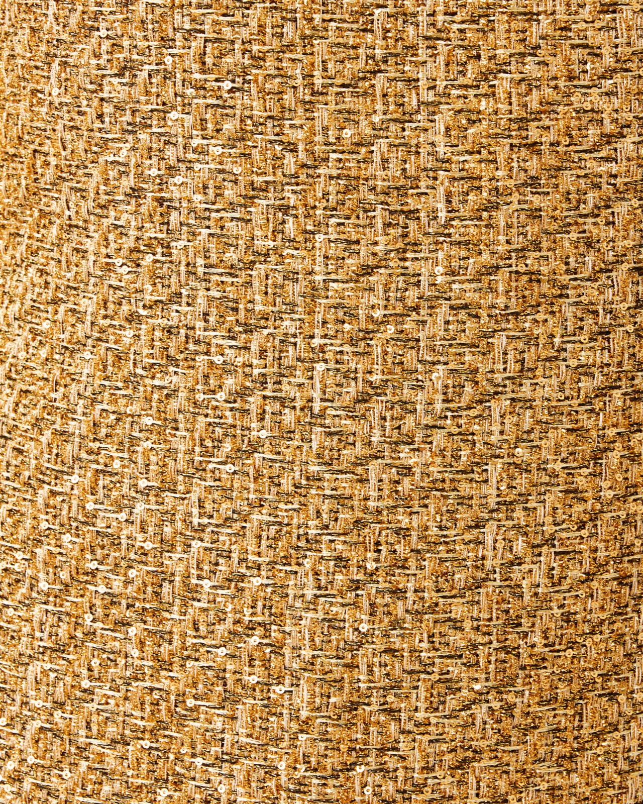 Cora Skirted Romper In Gold Metallic Golden Glow Boucle