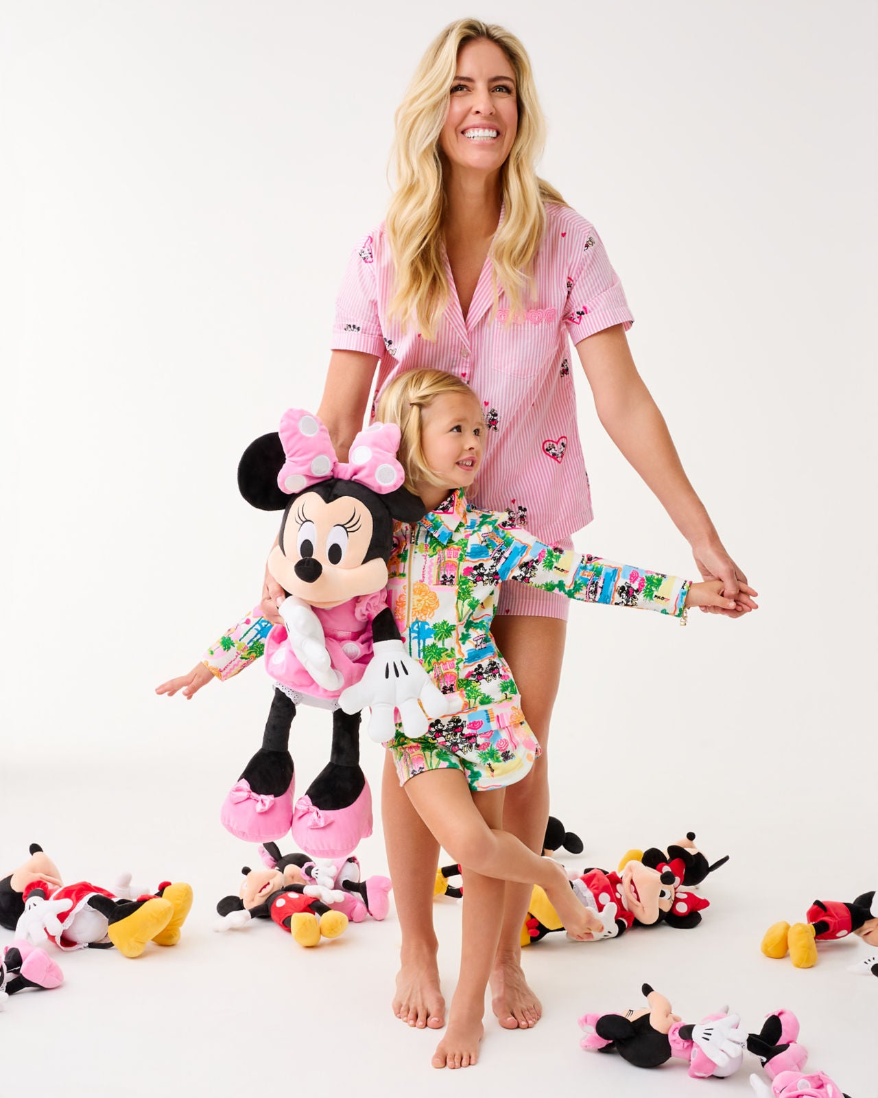 Girls Mini Eleni Terry Pullover in Multi Disney