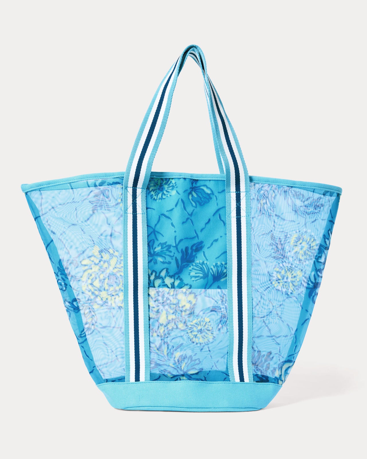 Gwp Mesh Tote In Bellevue Blue Breakers Beach