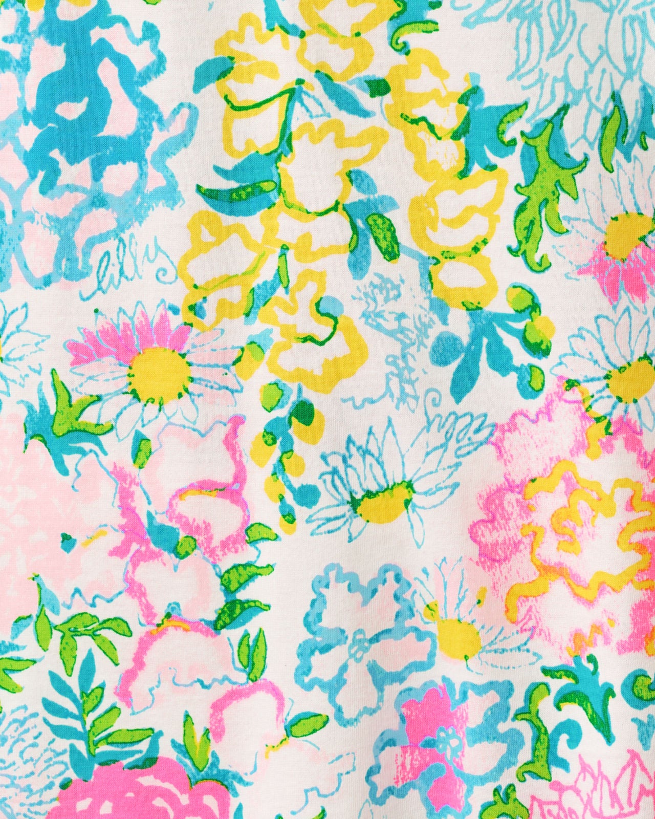 Carey Dress In Multi Lilly Garden