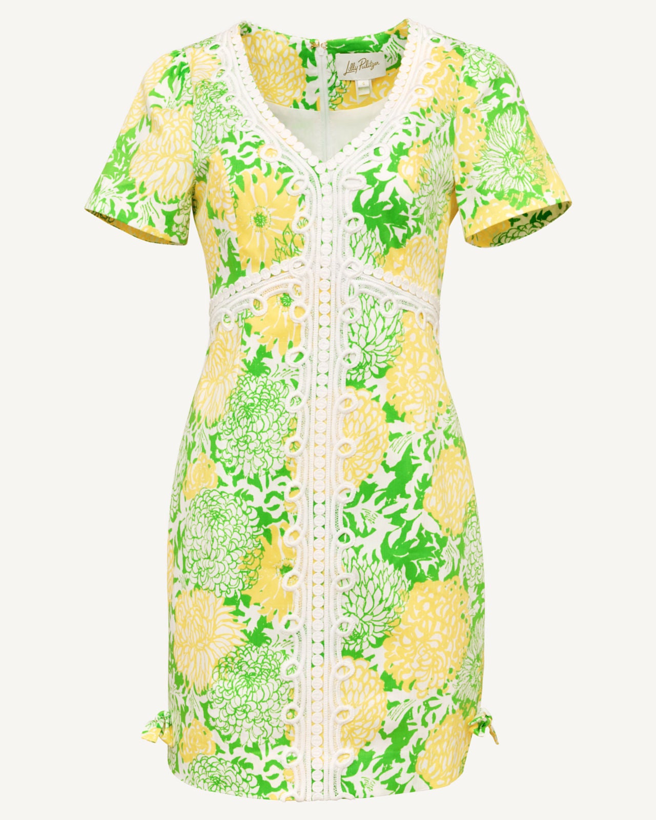 Evita Short Sleeve Stretch Dress In Mumbo Jumbo