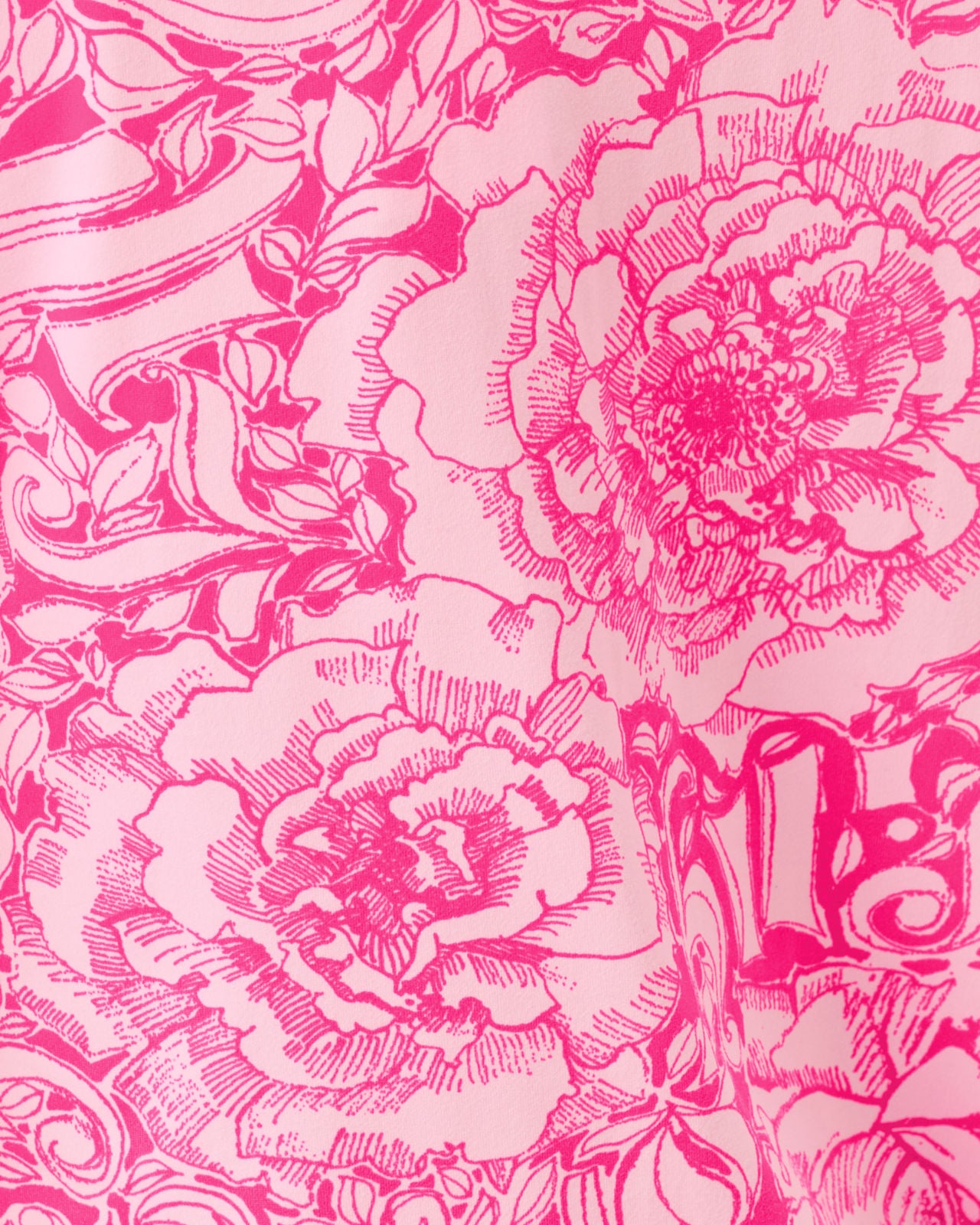 Crispin PJ Button-Up Top In A Rose By Any Other Name
