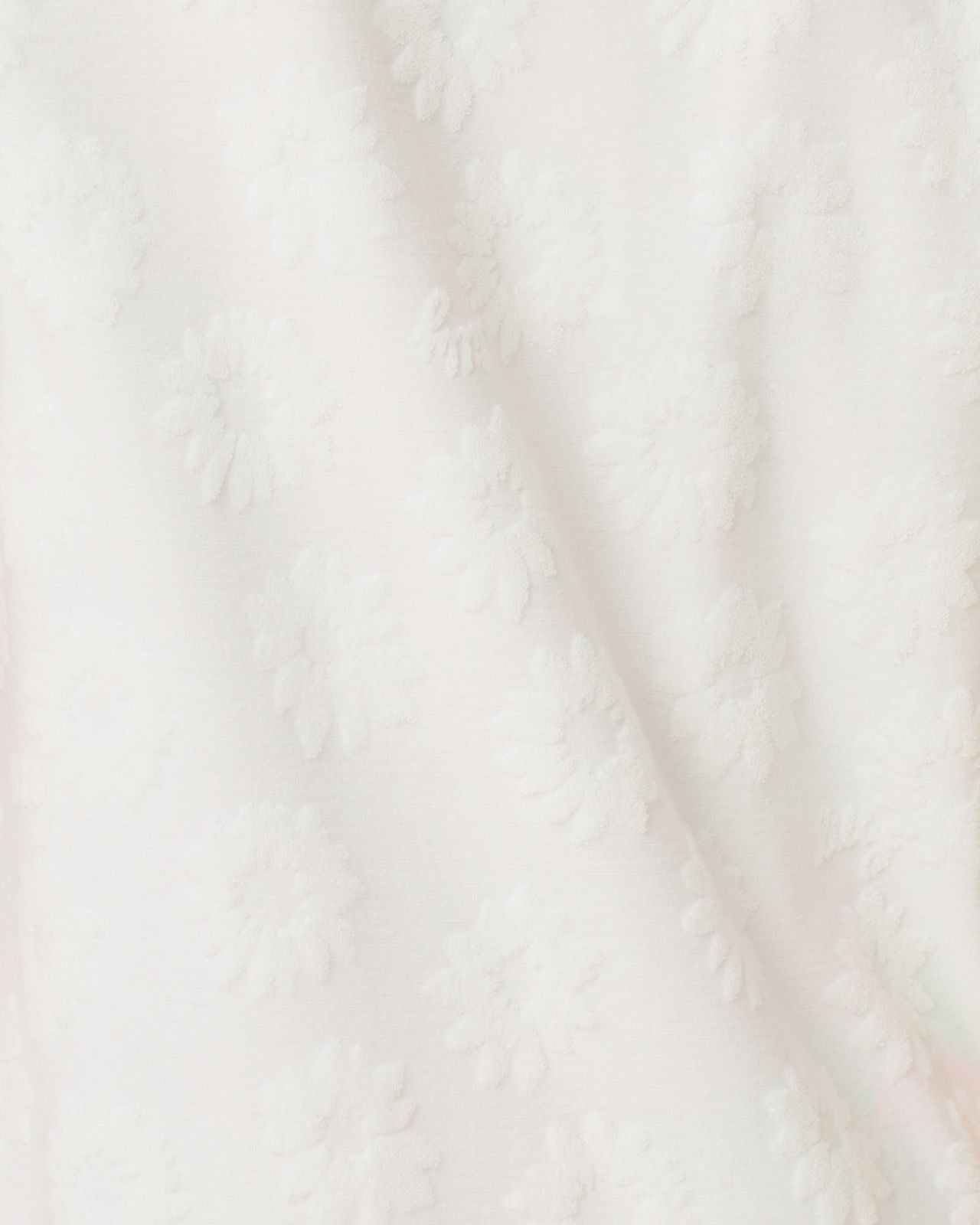 Brayton Short Sleeve Terry Coverup In Resort White Sunny Daisies