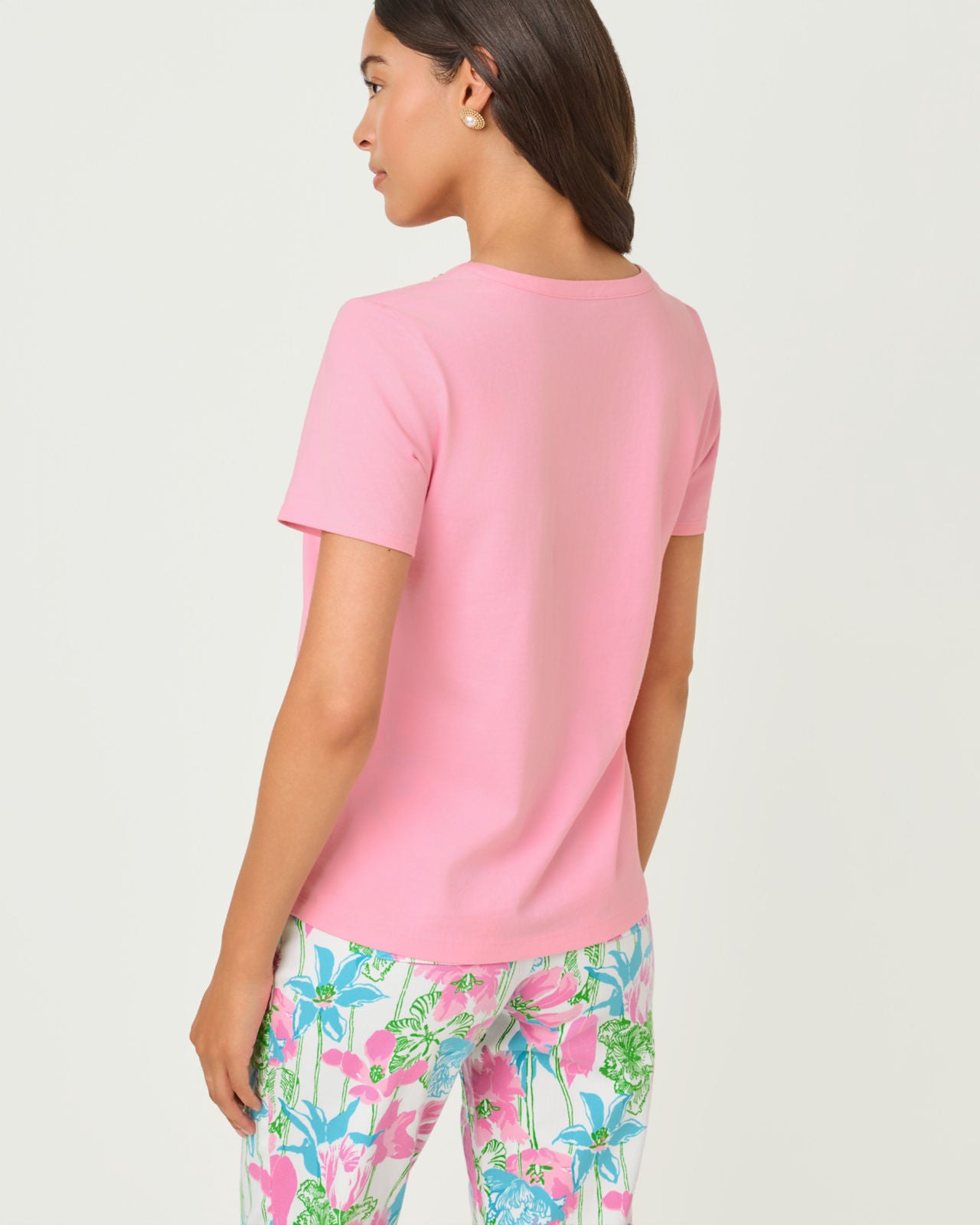 Clairmont Pearl Knit Top In Conch Shell Pink