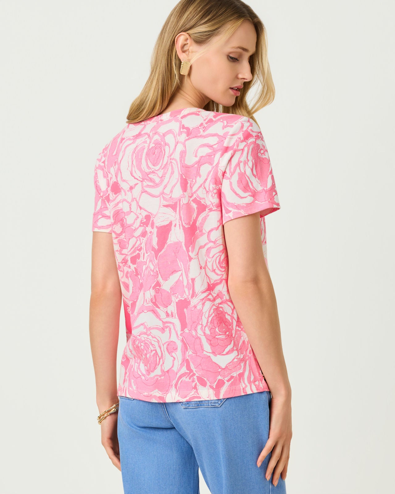 Clairmont Pearl Knit Top In Confetti Pink Rosanna