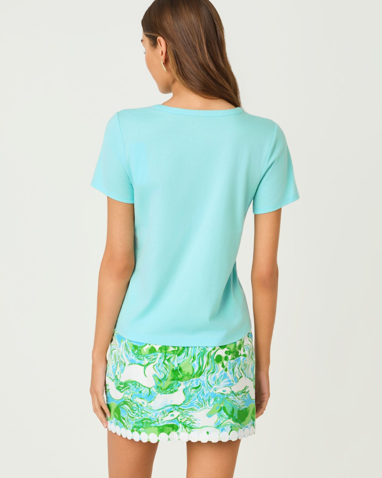 Clairmont Pearl Knit Top In Day Dream Blue