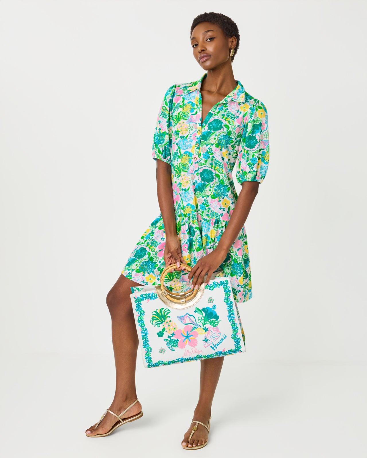 Oasis Canvas Tote in Multi South Carolina Destination