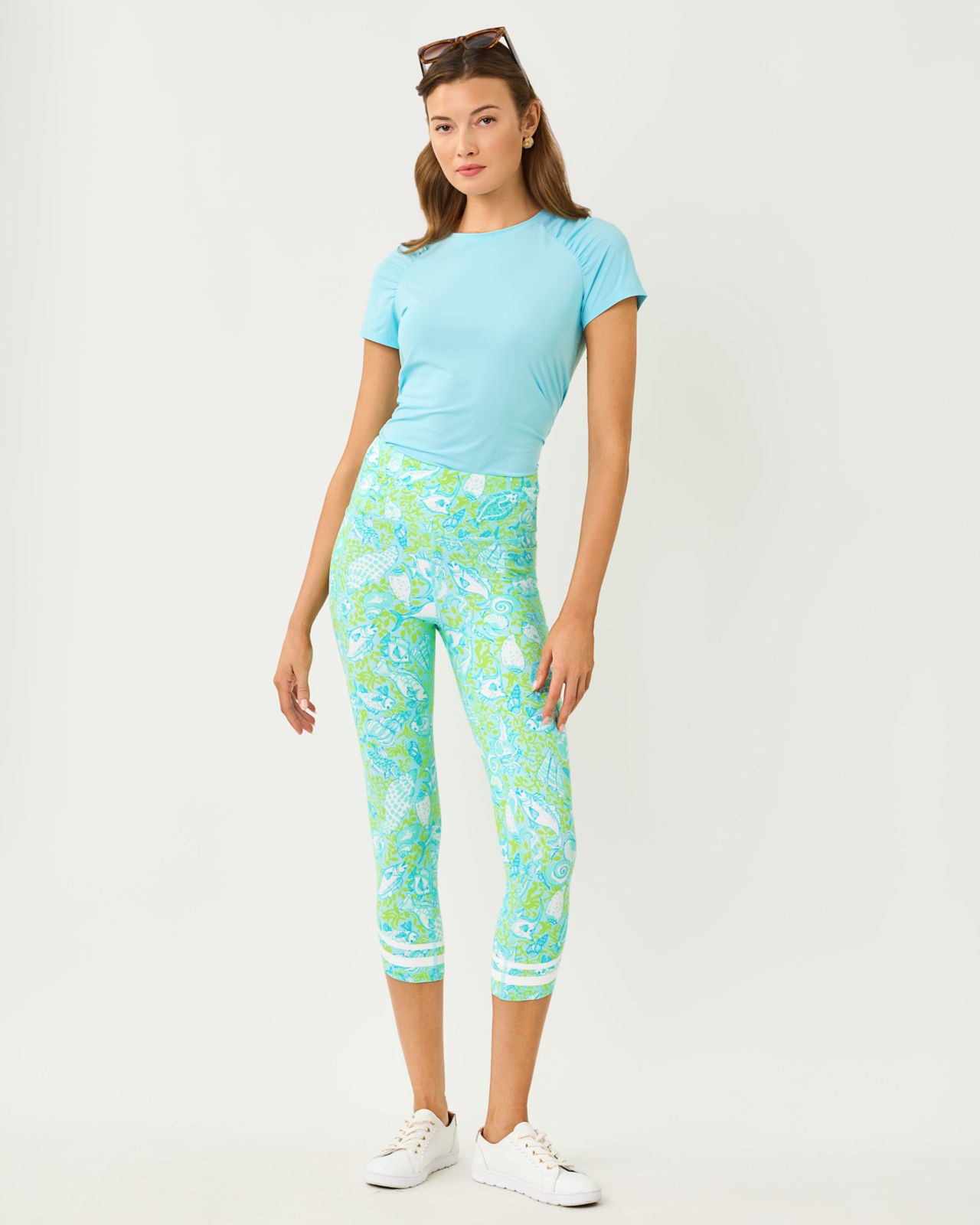 Bria Active Tee UPF 50+ In Day Dream Blue