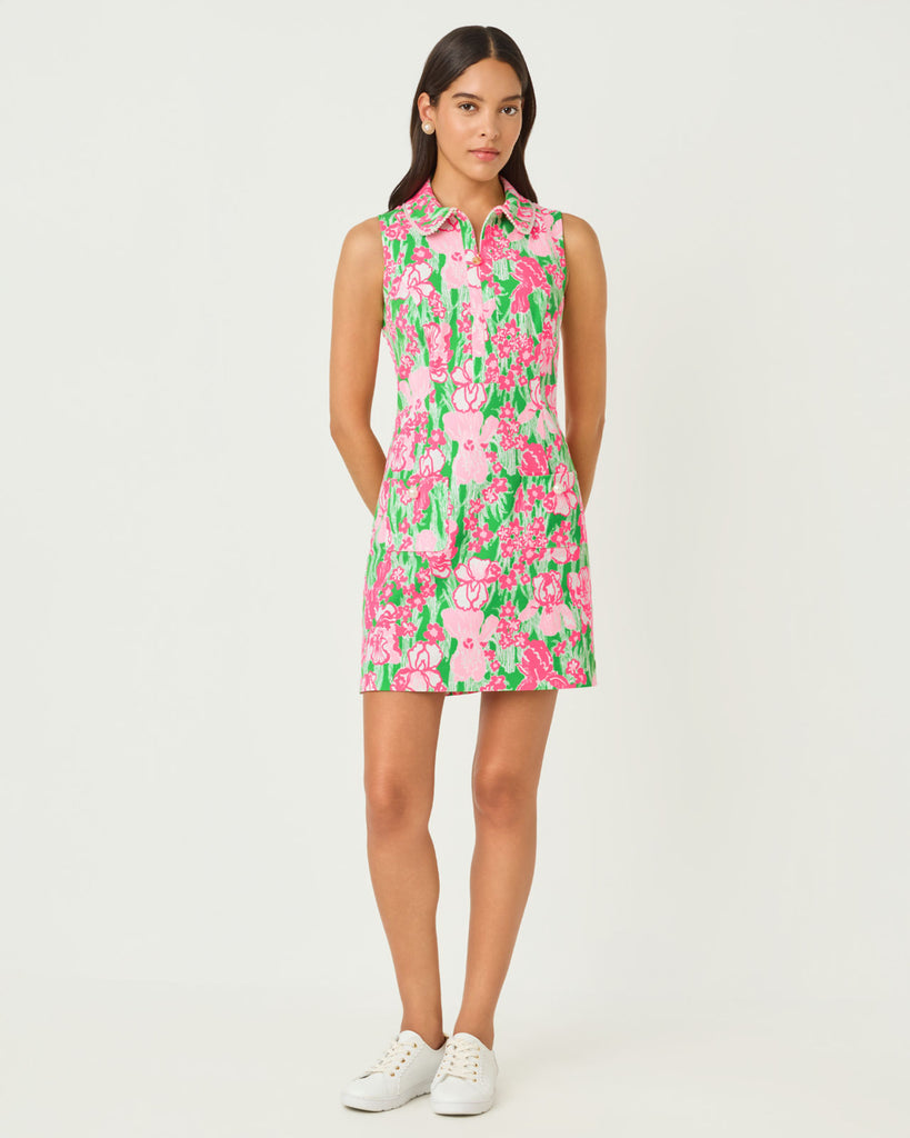 Kathy Pearl Dress UPF 50+ In Putting Green Hannah – ShopPinkandRed