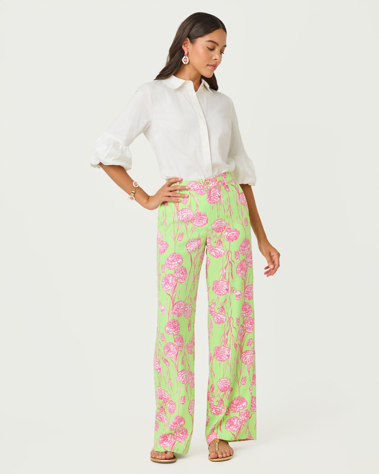 Katerini Palazo Pants In Alina