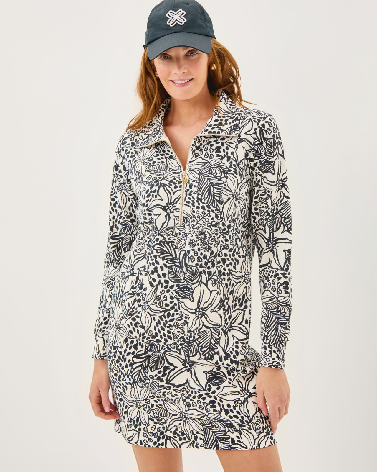 Eleni UPF 50+ Dress In Onyx Lots To Spot