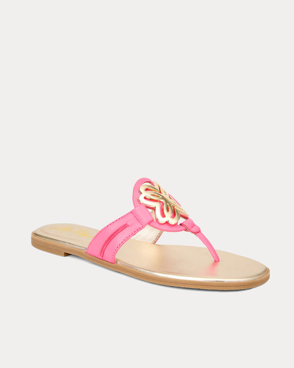 The Lilly Sandal in Cherry Blossom Pink