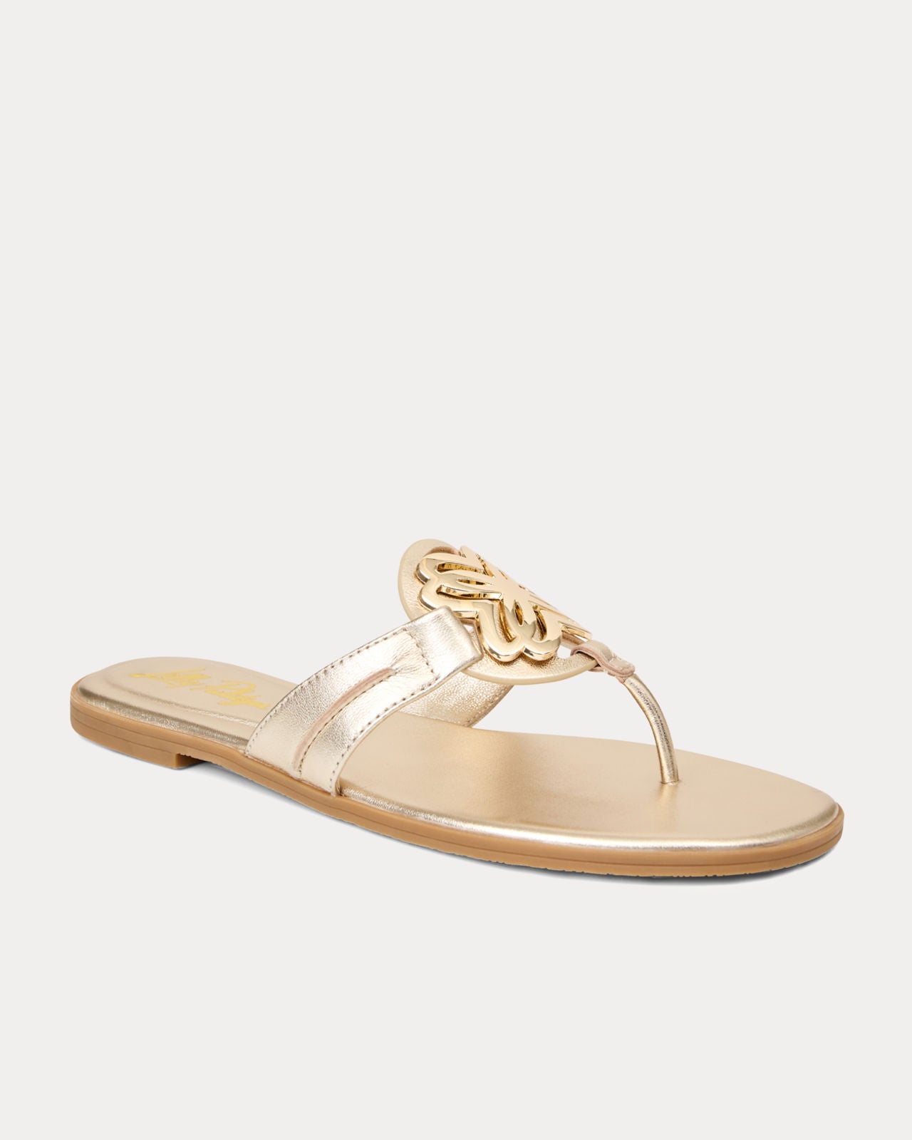 The Lilly Sandal in Gold Metallic
