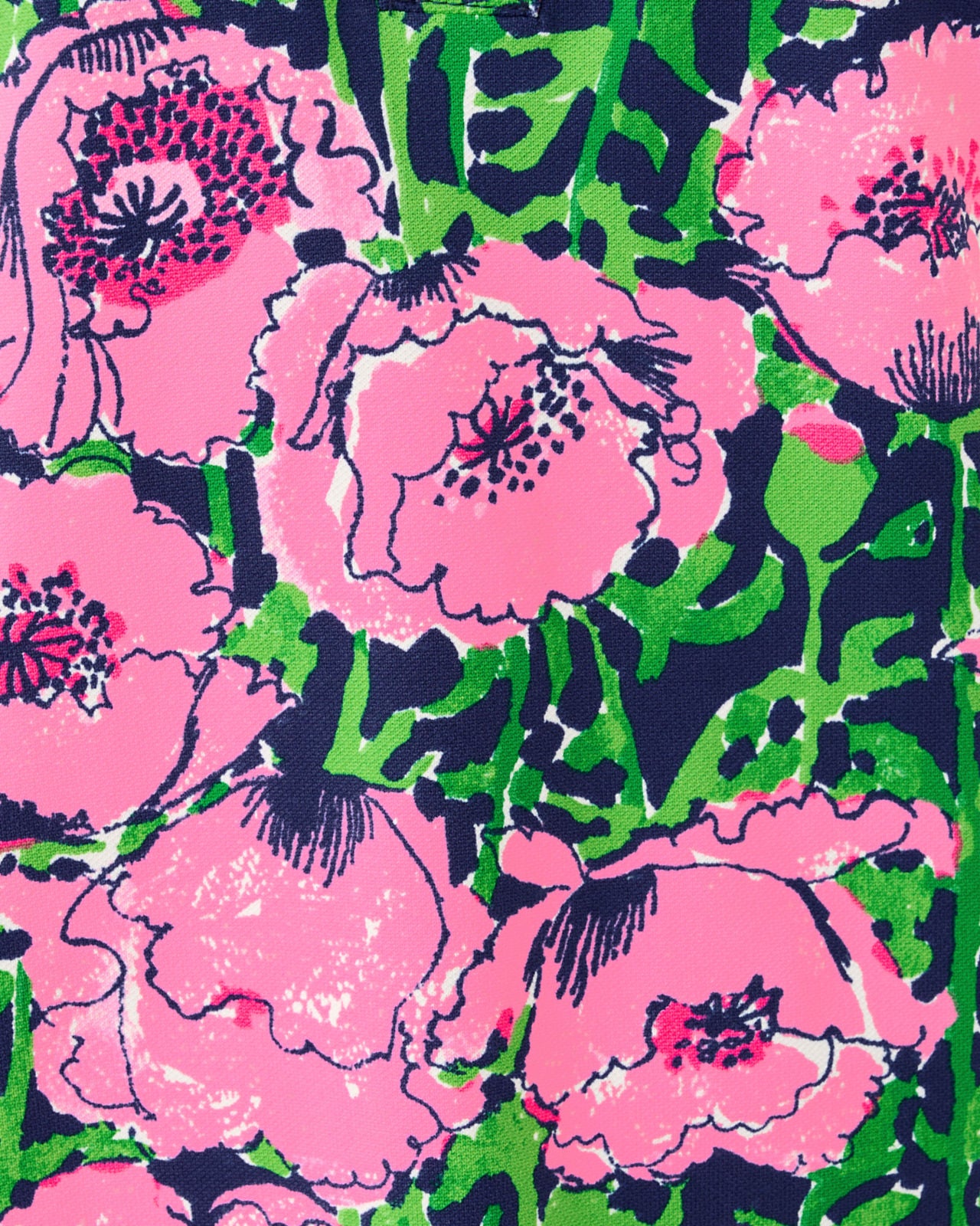 Via Flora Polo UPF 50+ In Low Tide Navy Florrie