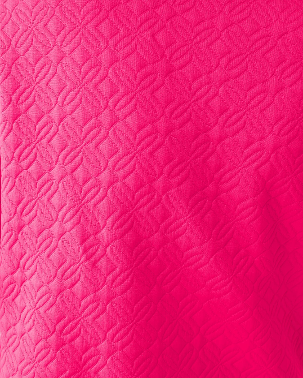 Eleni Pullover In Sun Shell Pink Butterfly Quilted Knit