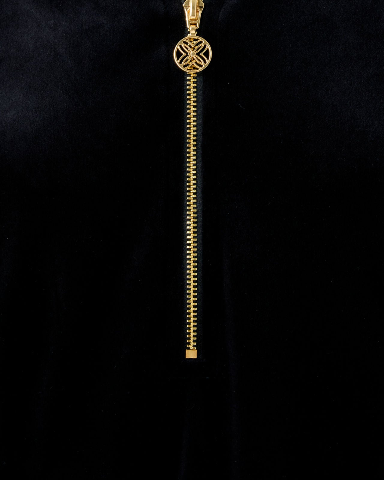 Eleni Velour Dress In Noir