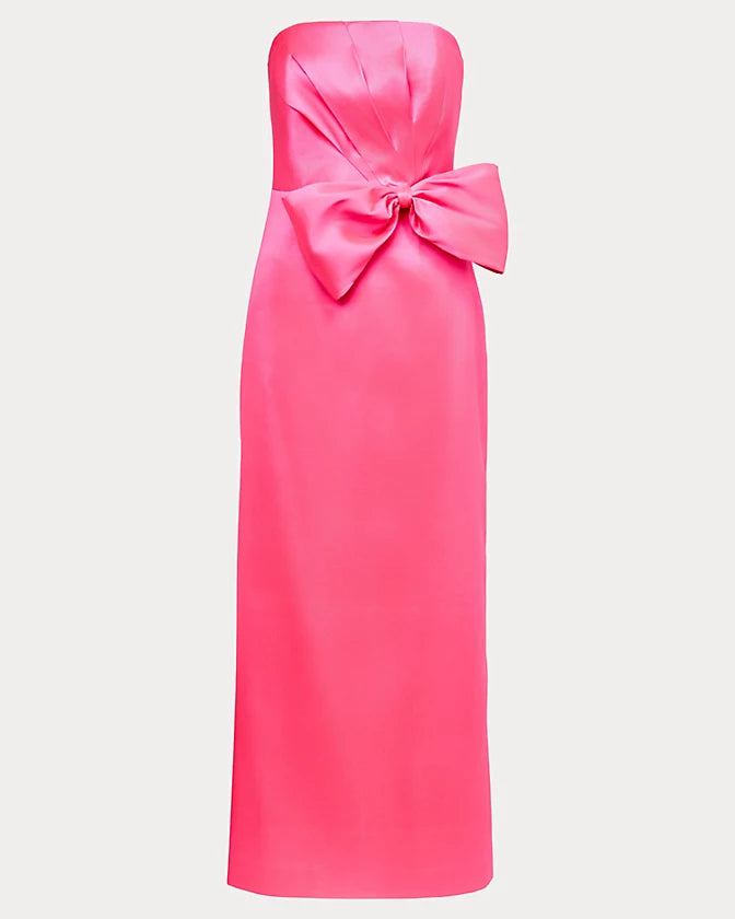 Tiernan Stretch Maxi Dresss In Cherry Blossom Pink