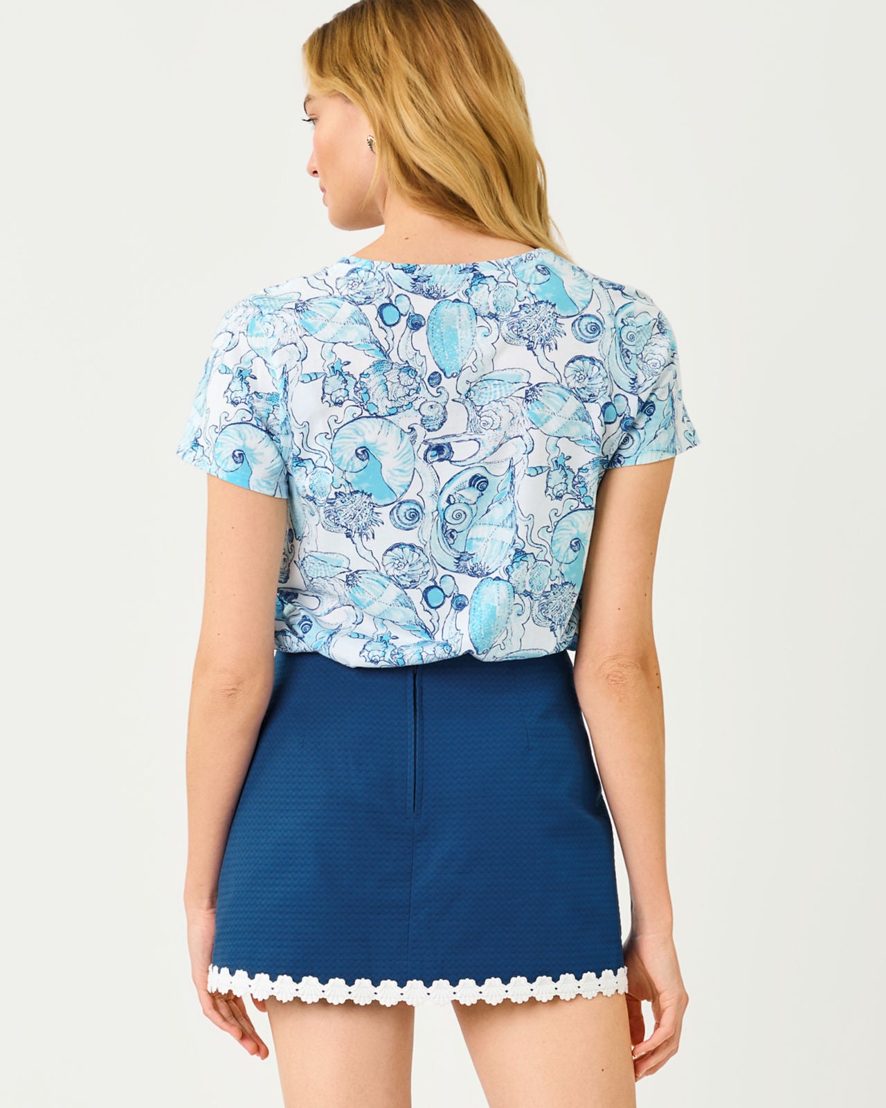 Maryetta Top In Shell Shine