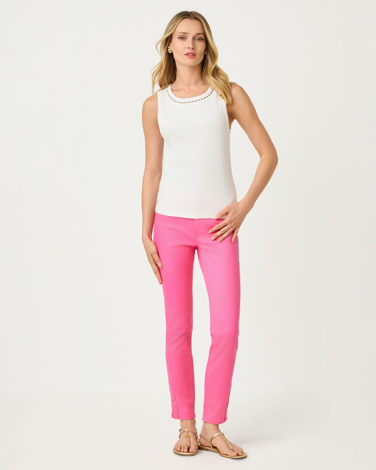 Vanna Knit Top In Resort White