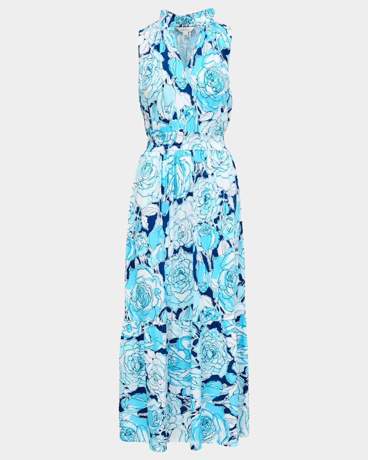 Amiria Maxi Dress In Capri Blue Rosanna