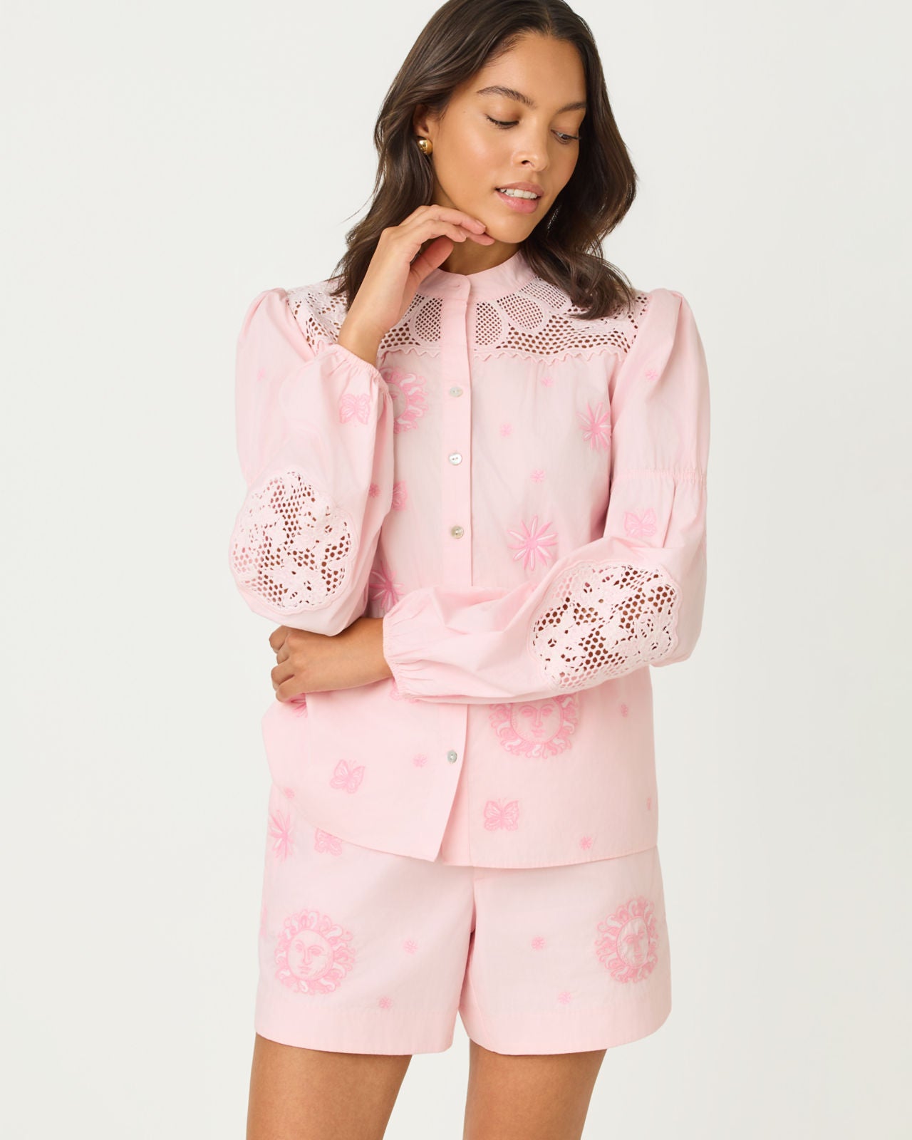 Tammy Top In Pink Muse