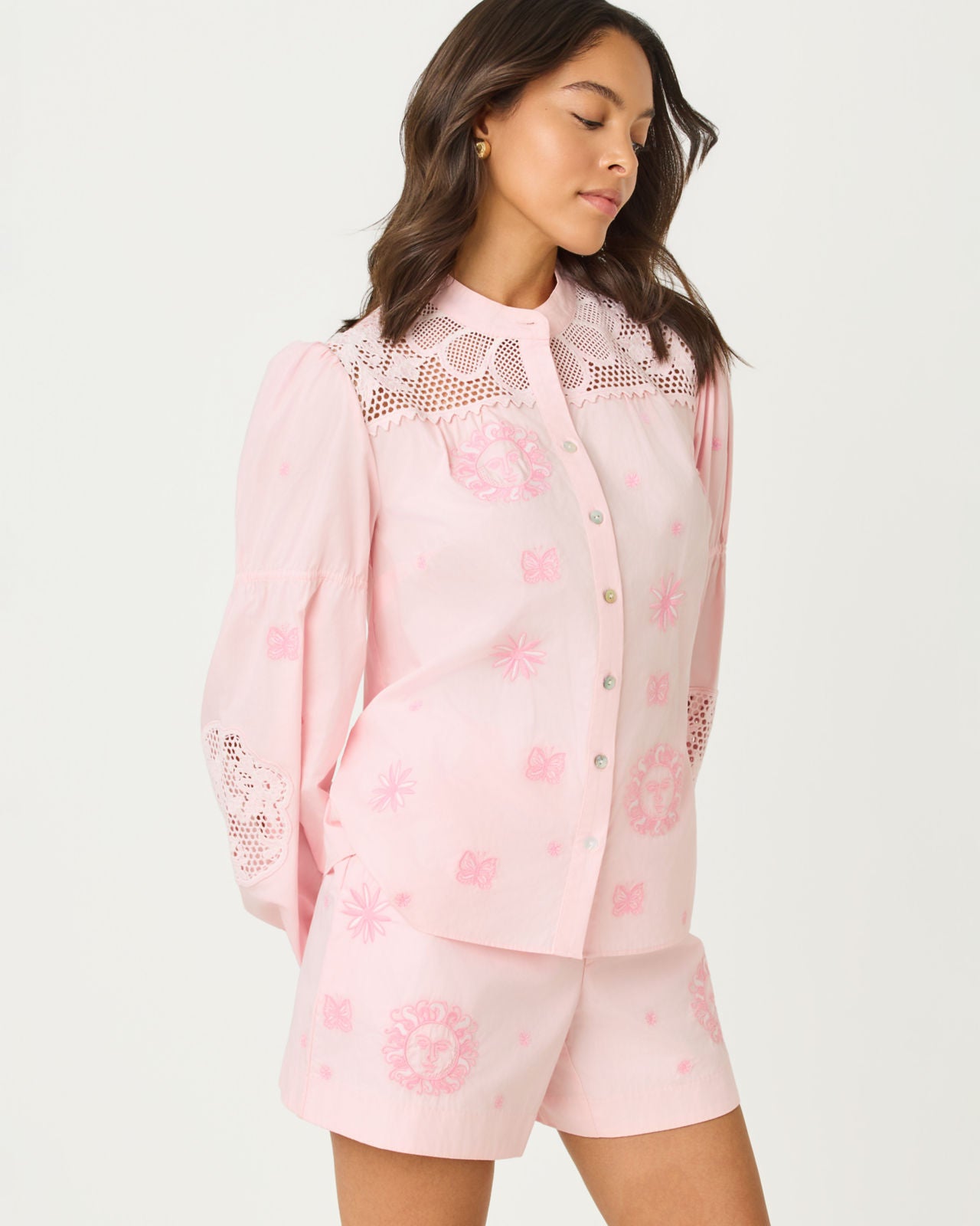 Tammy Top In Pink Muse