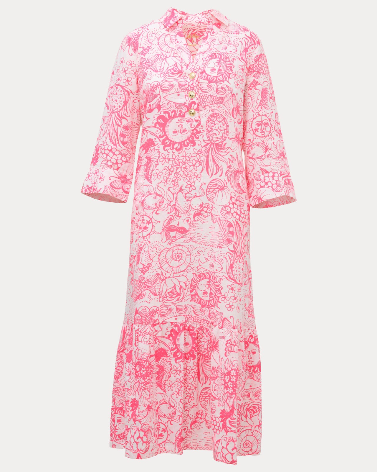 Alora Dress In Cherry Blossom Pink Fleur De Lilly