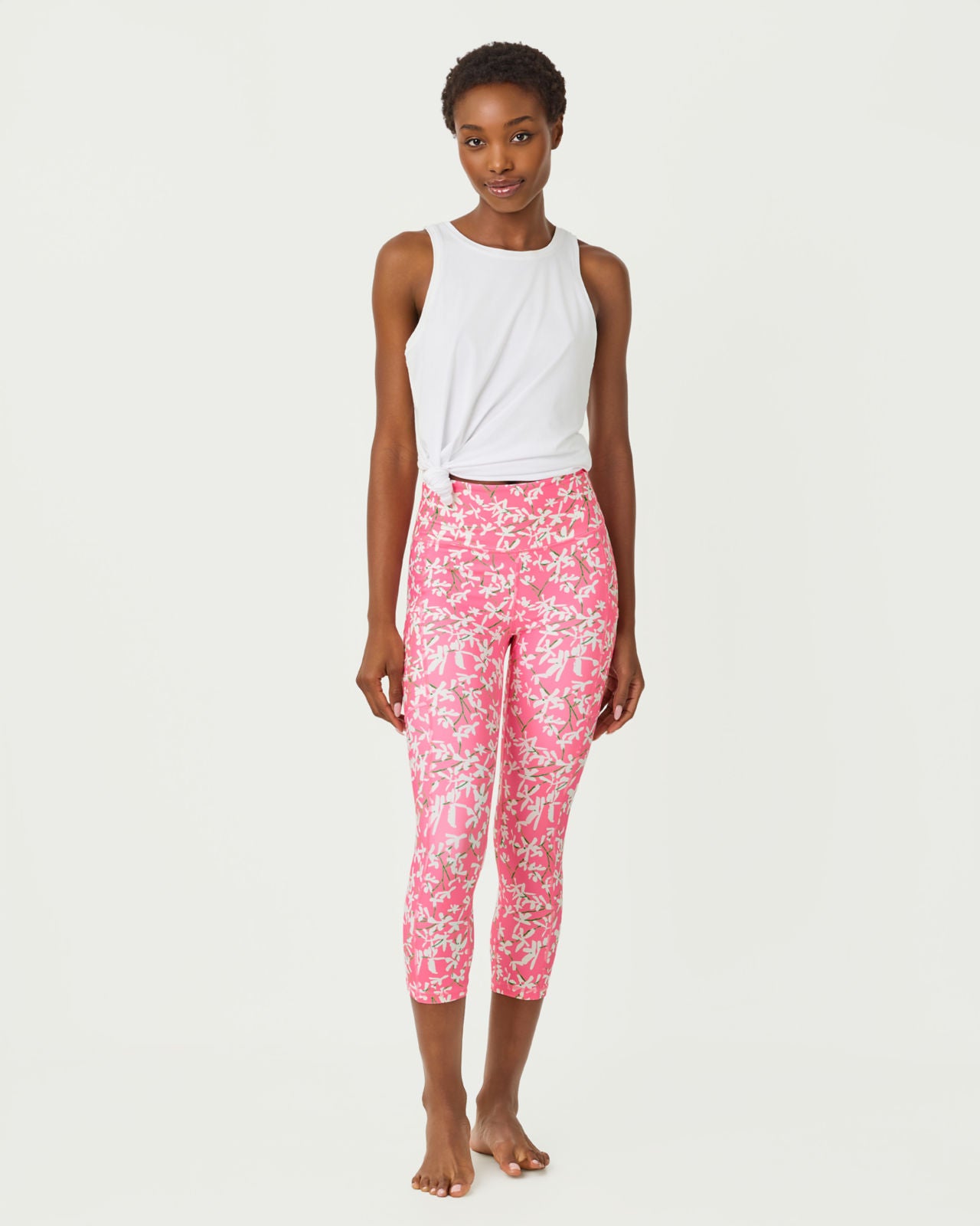 Weekender High Rise Crop Legging In Liza