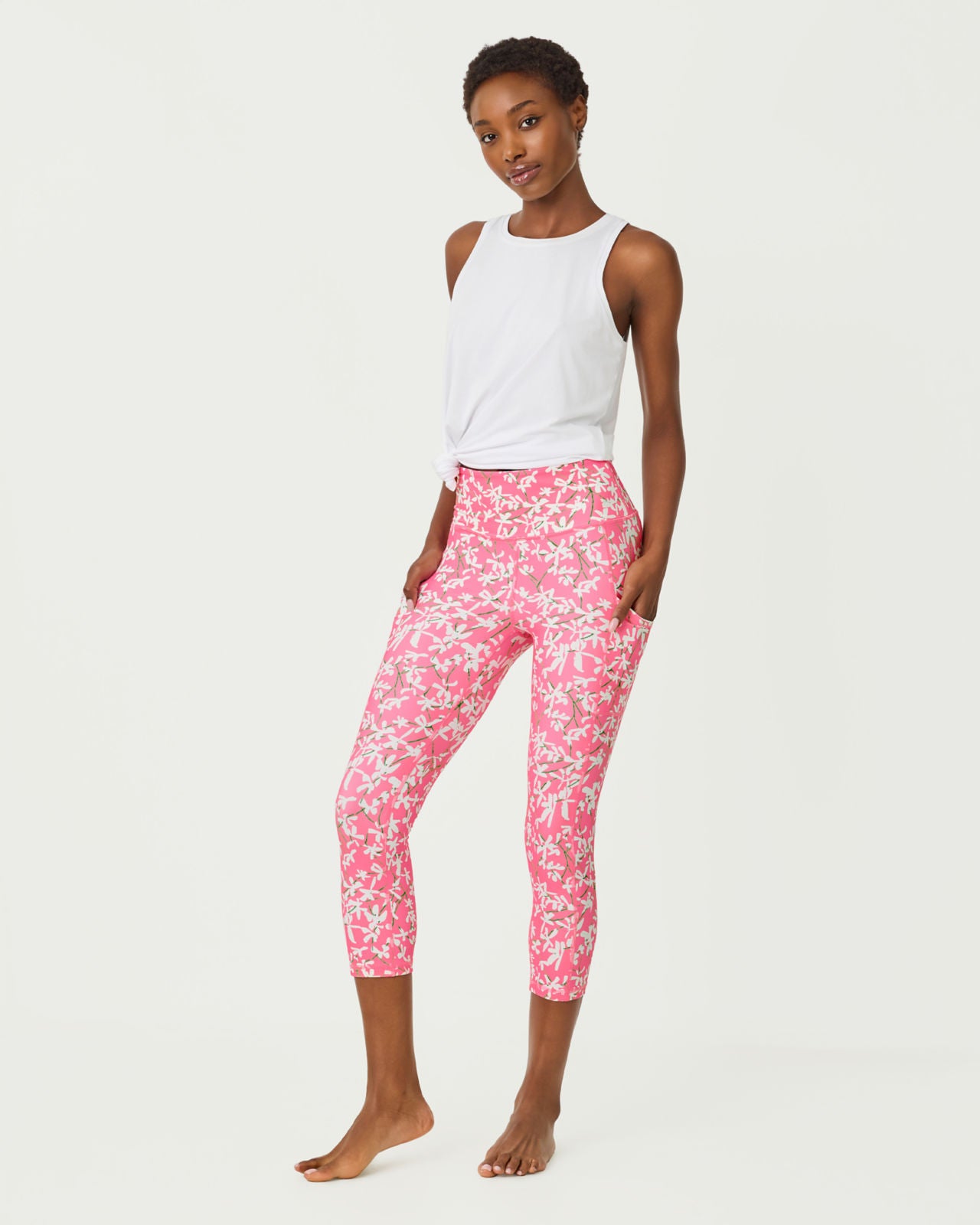 Weekender High Rise Crop Legging In Liza