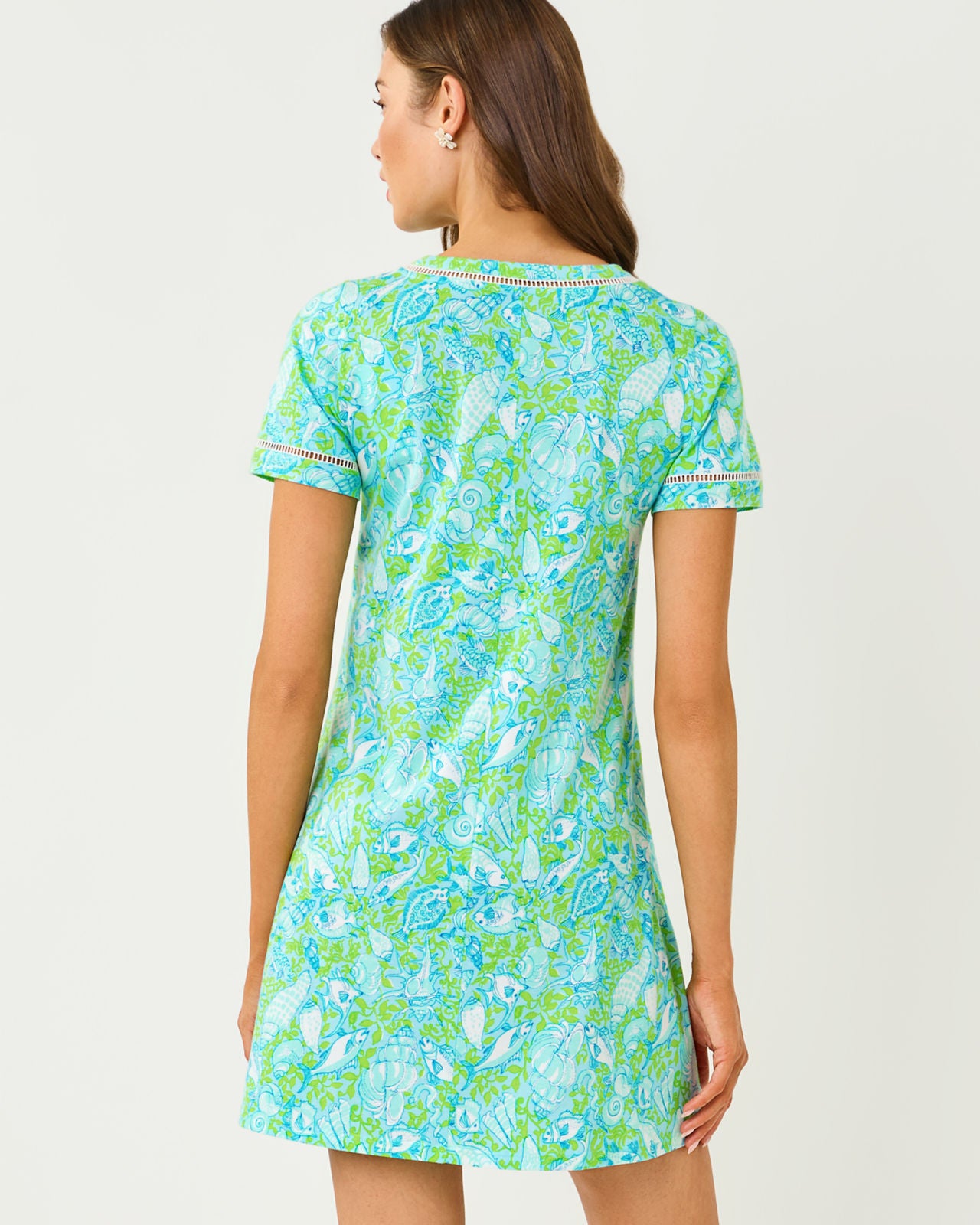 Cody Short Sleeve Dress In Throw Me A Line