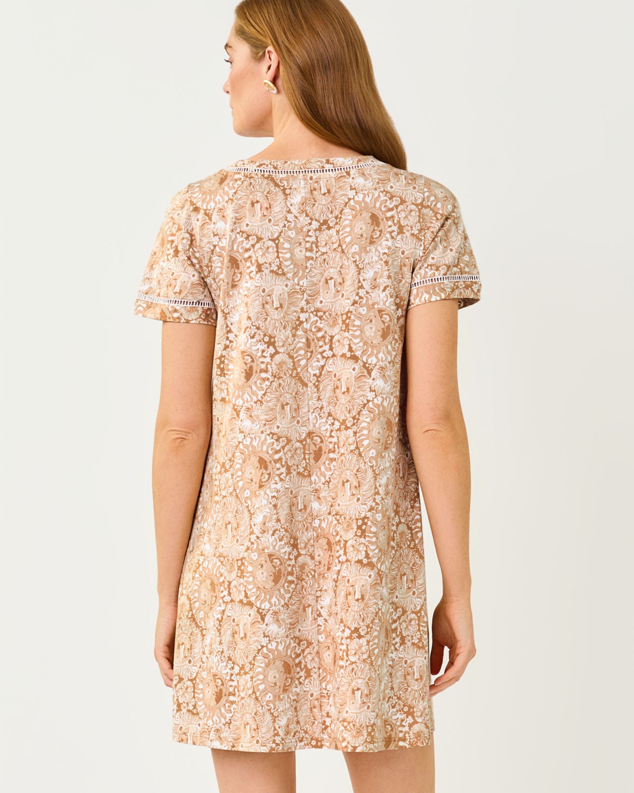 Cody Short Sleeve Dress In Jims Stuff